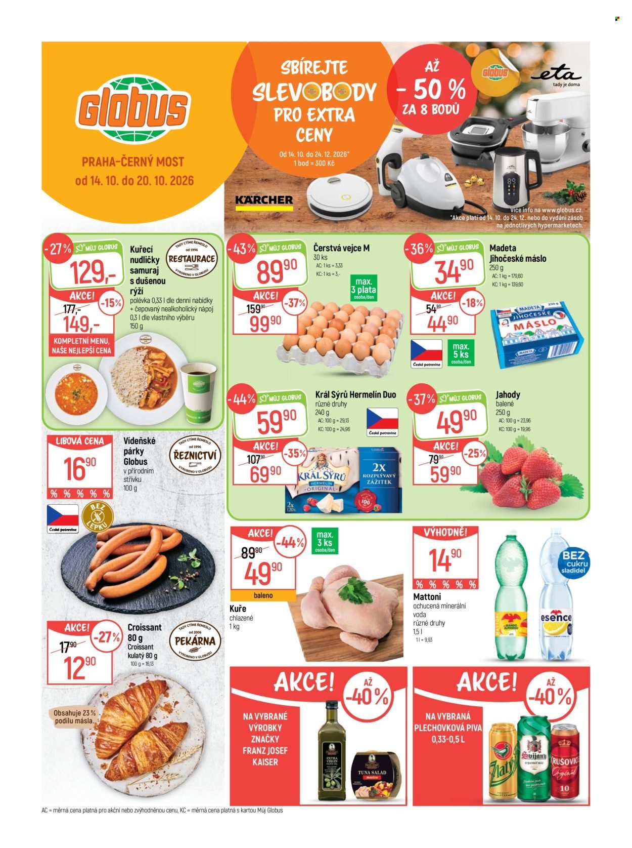 GLOBUS leták - Od středy 14.10.2026
