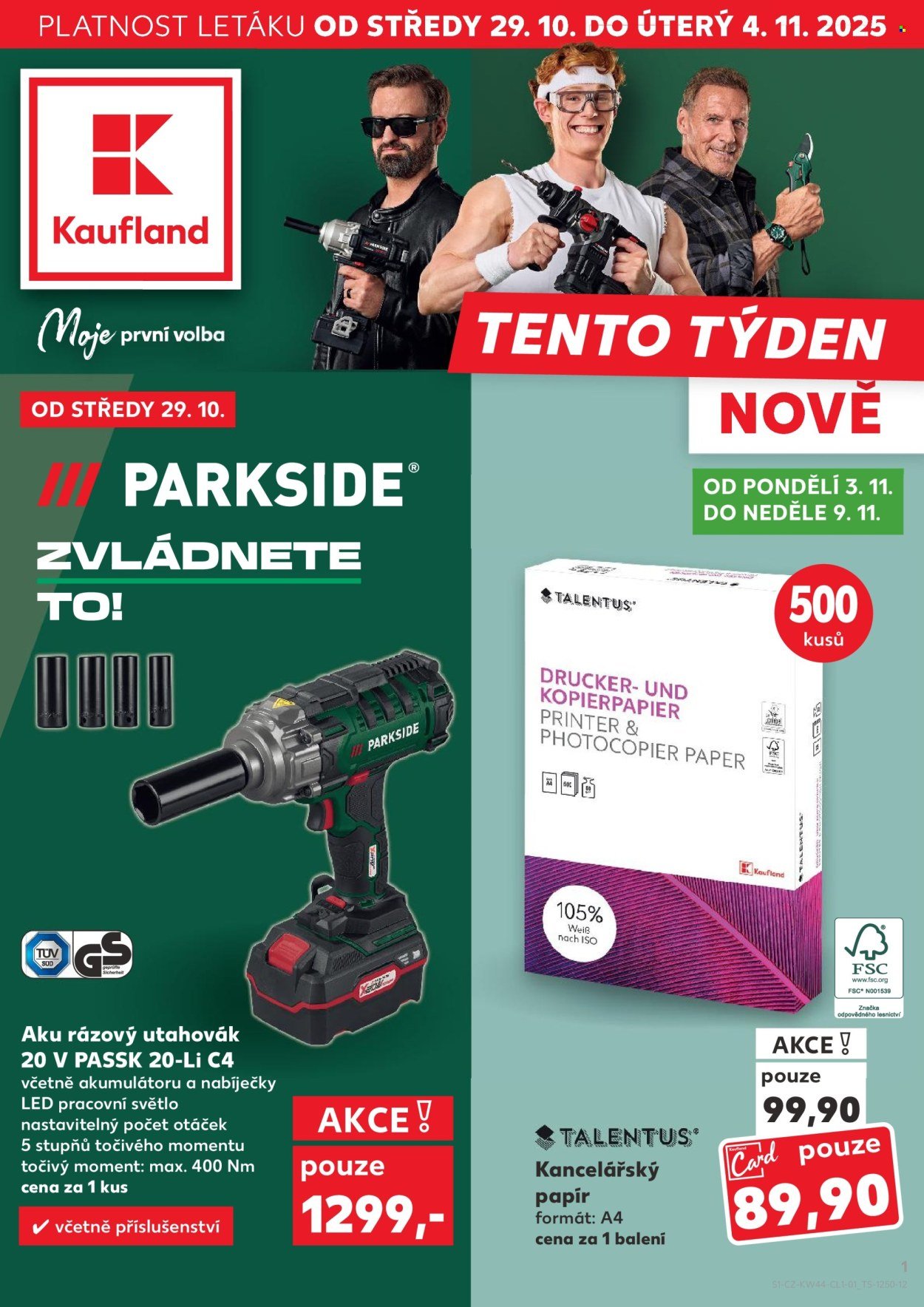 KAUFLAND leták - Tento týden nově (2025-10-29 - 2025-11-04)