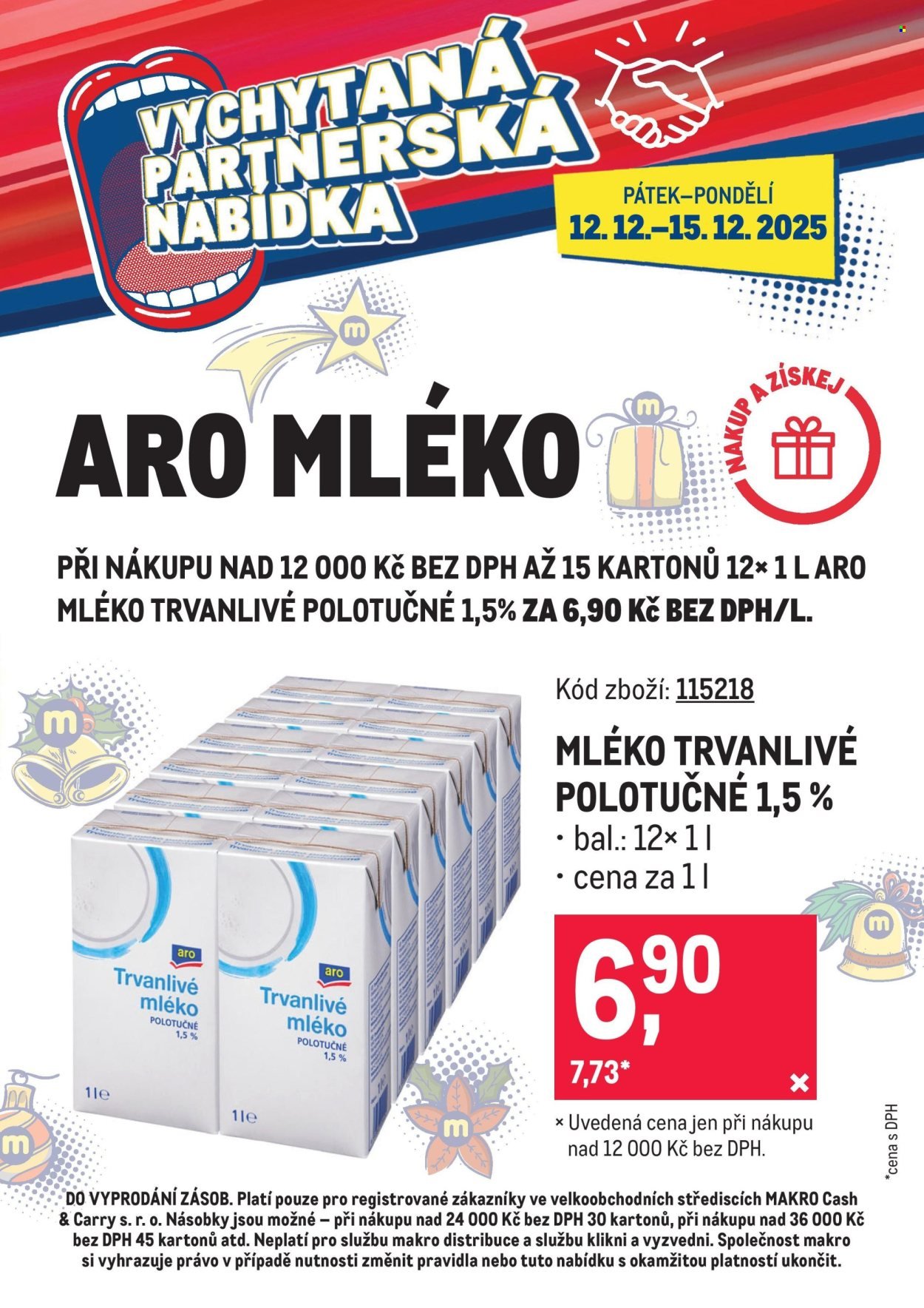 MAKRO leták - Partnerská nabídka (2025-12-12 - 2025-12-15)
