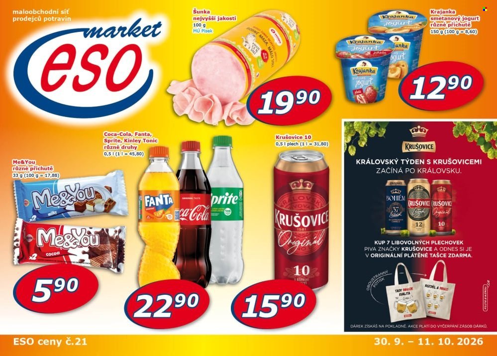 ESO MARKET leták - Od středy 30.9.2026