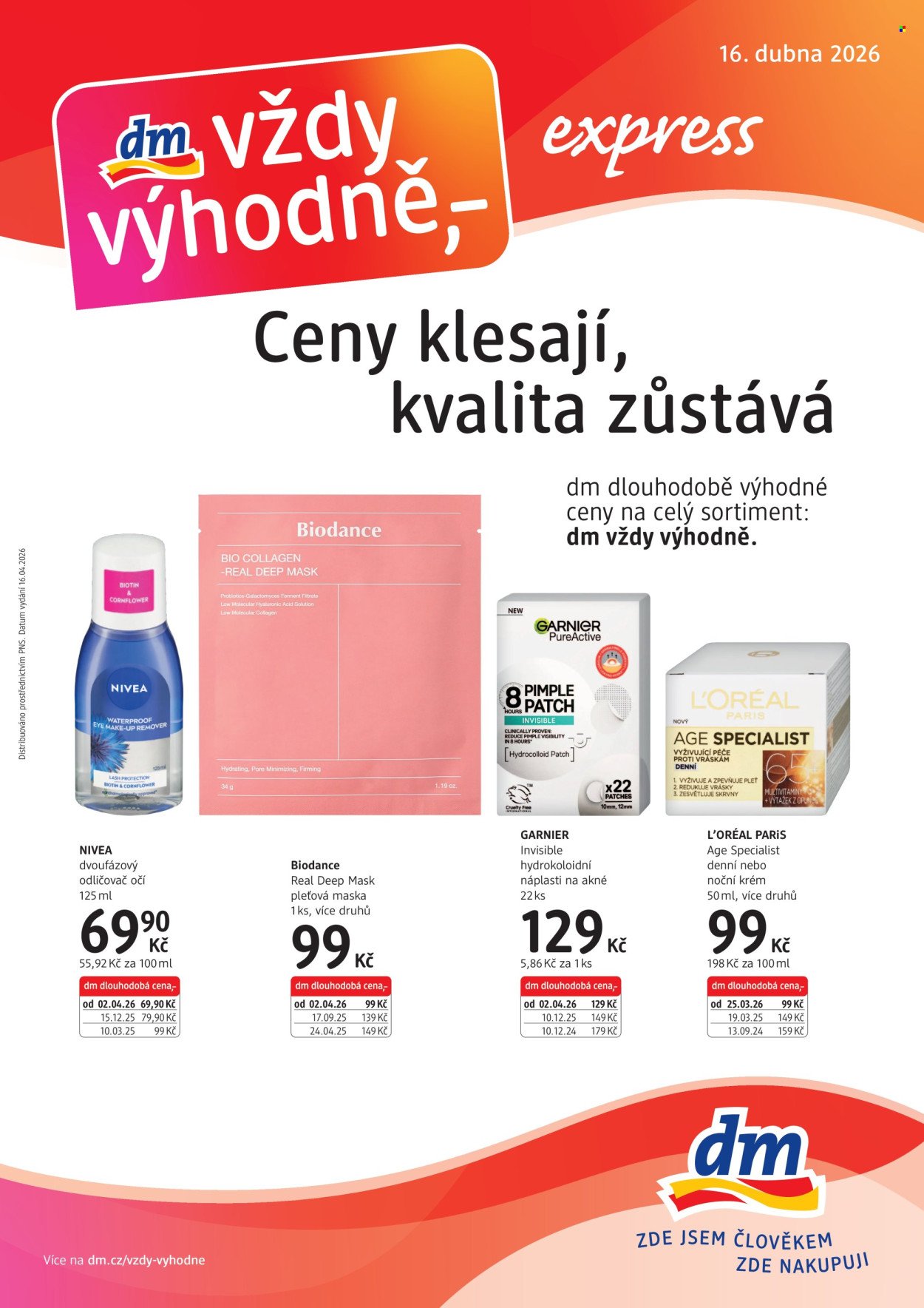 DM DROGERIE leták - express (2026-04-16 - 2026-05-13)
