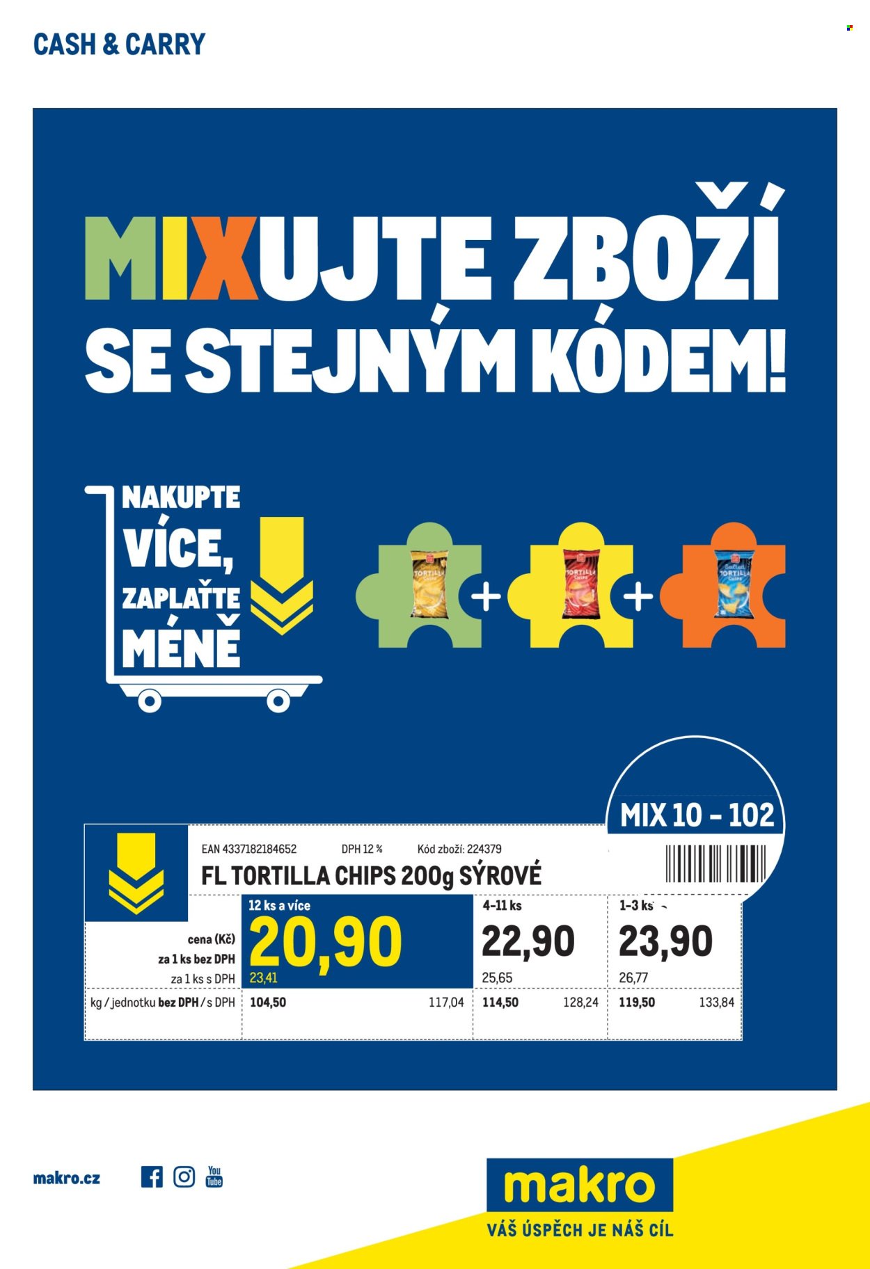 MAKRO leták - Mixujte výrobky se stejným kódem (2025-12-31)