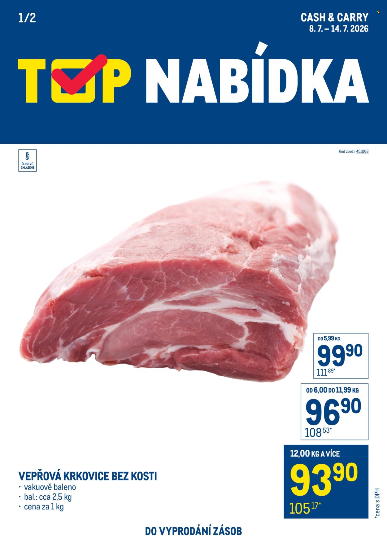 MAKRO leták - TOP maso