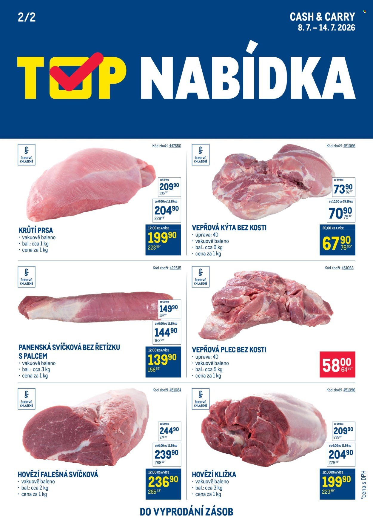 MAKRO leták - TOP maso
