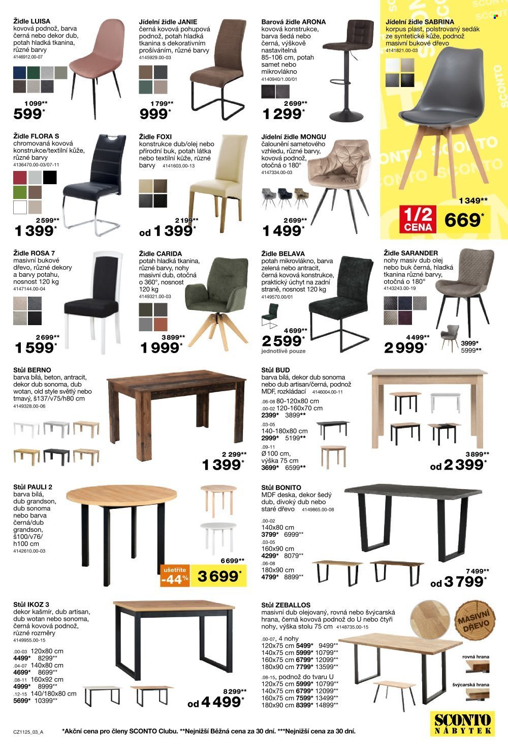 SCONTO NÁBYTEK leták - Kuchyně za polovinu! (2025-08-27 - 2025-09-23)