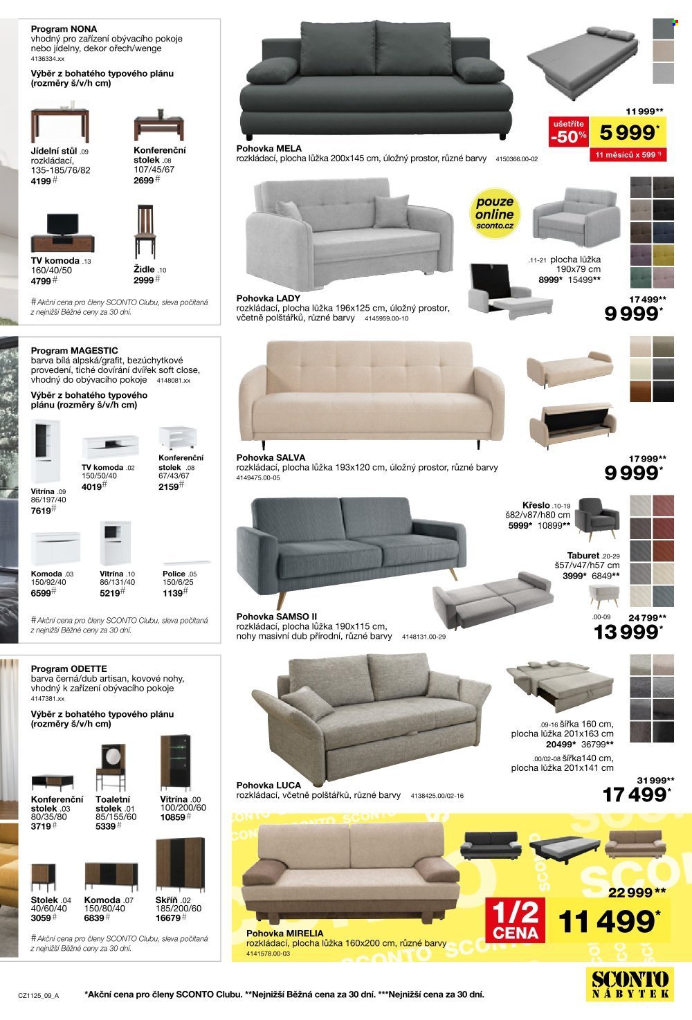 SCONTO NÁBYTEK leták - Kuchyně za polovinu! (2025-08-27 - 2025-09-23)