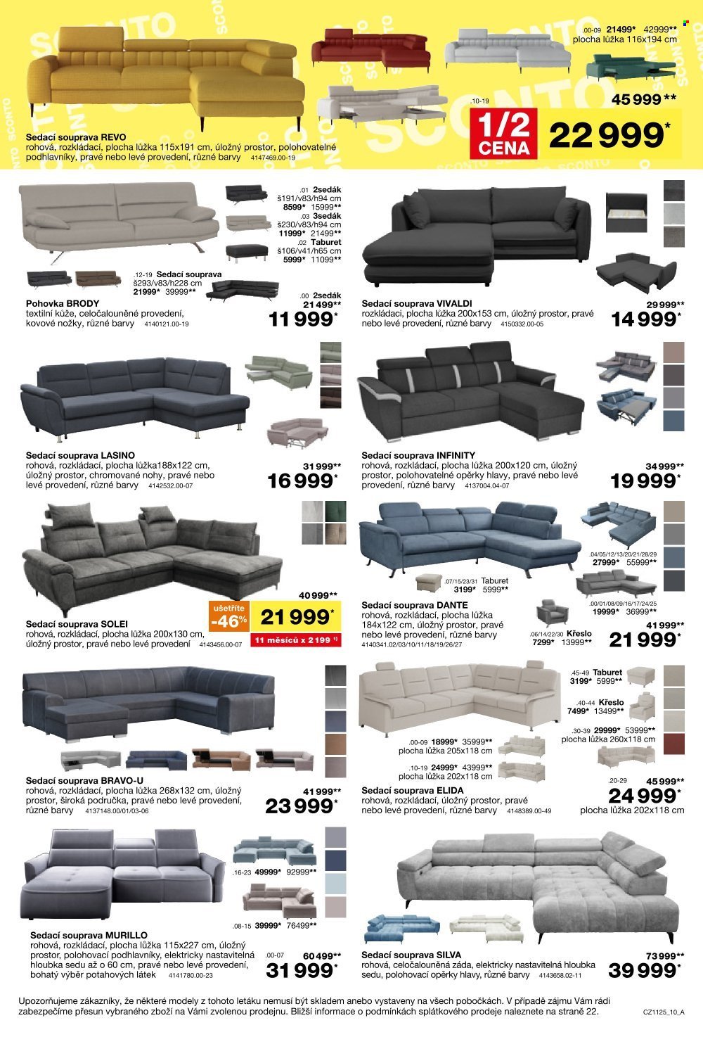 SCONTO NÁBYTEK leták - Kuchyně za polovinu! (2025-08-27 - 2025-09-23)