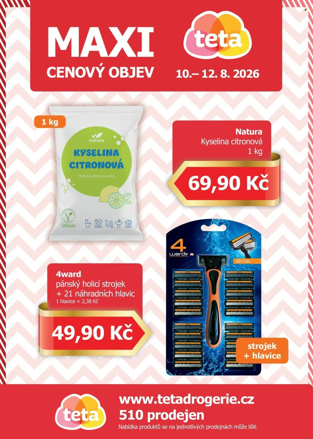 TETA DROGERIE leták - Maxi cenový objev