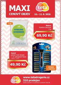 TETA DROGERIE leták - Maxi cenový objev