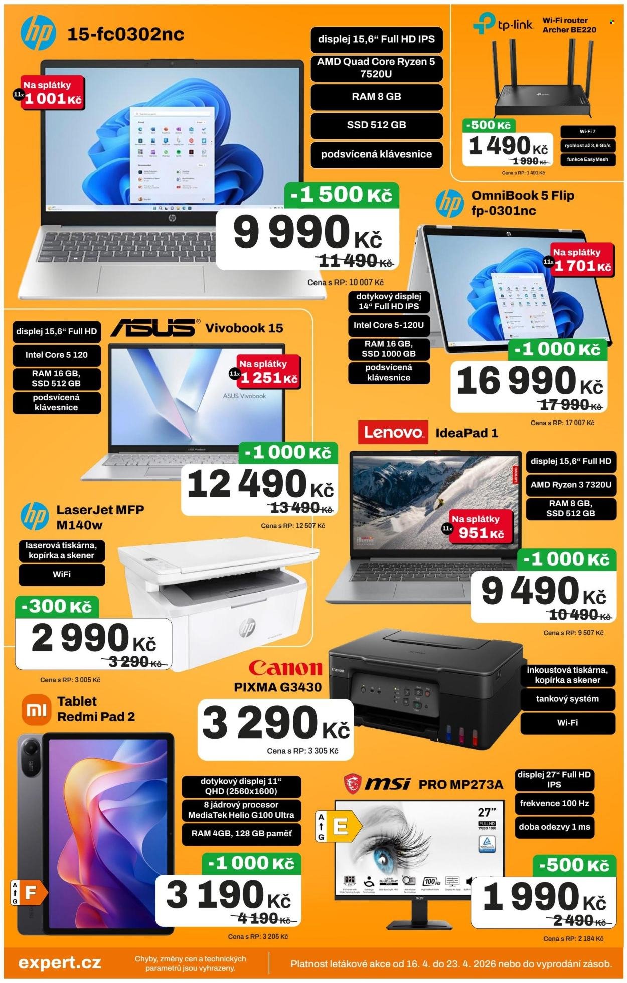 EXPERT leták - Od čtvrtka 16.4.2026 (2026-04-16 - 2026-04-23)