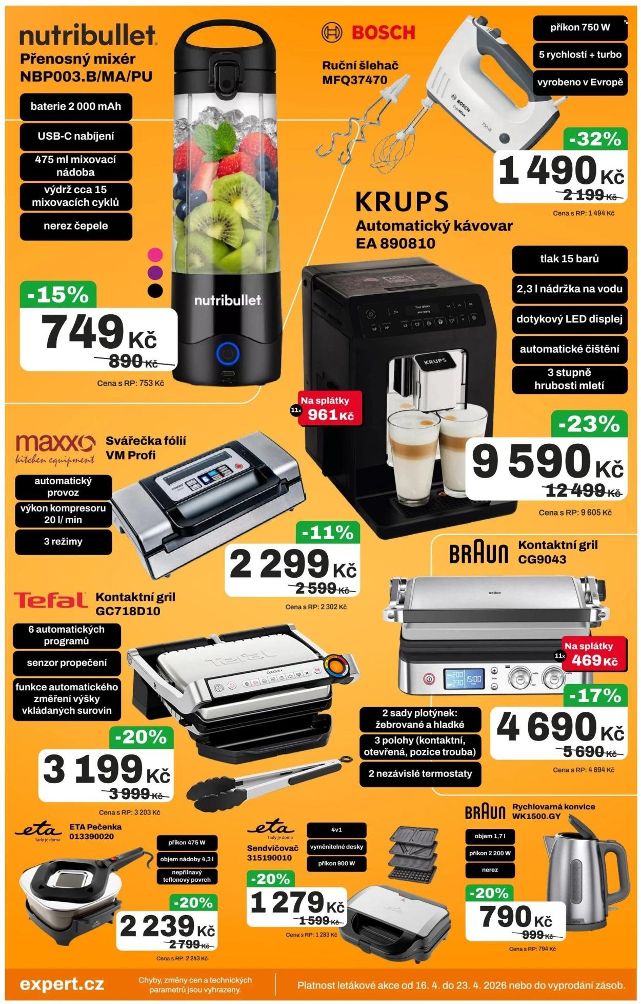 EXPERT leták - Od čtvrtka 16.4.2026 (2026-04-16 - 2026-04-23)