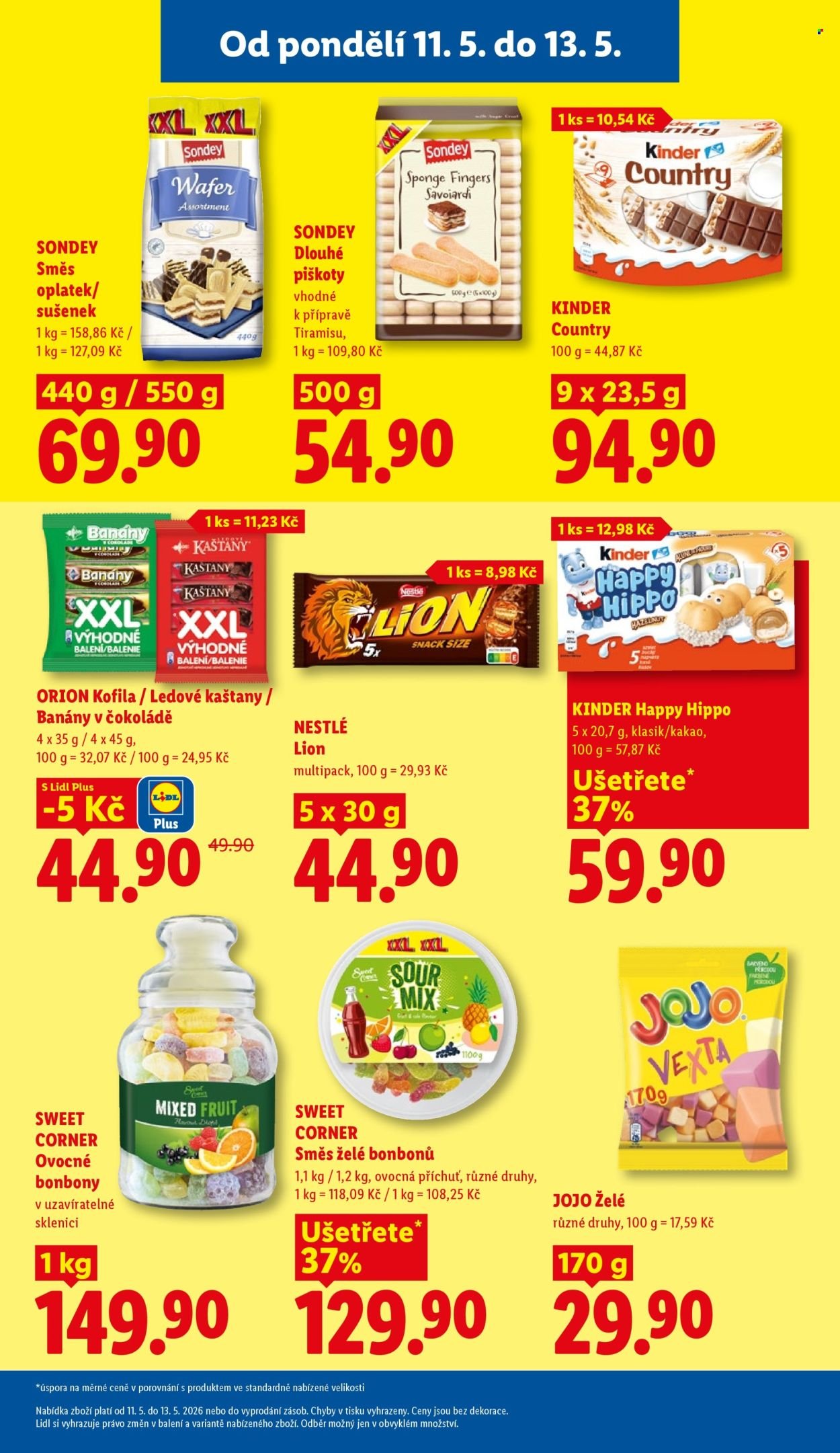 LIDL leták - Od pondělí 11.5.2026 (2026-05-11 - 2026-05-13)