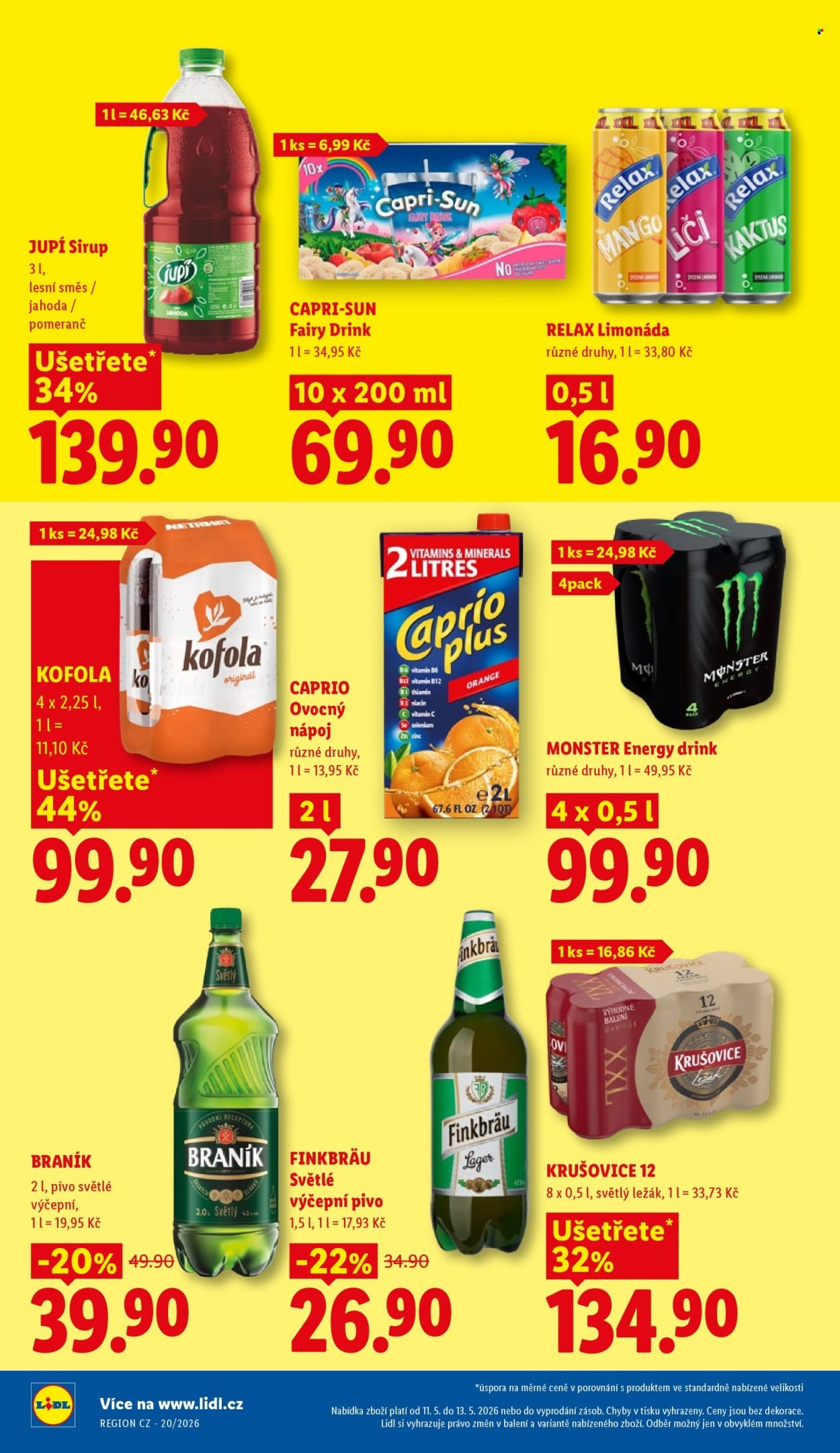 LIDL leták - Od pondělí 11.5.2026 (2026-05-11 - 2026-05-13)