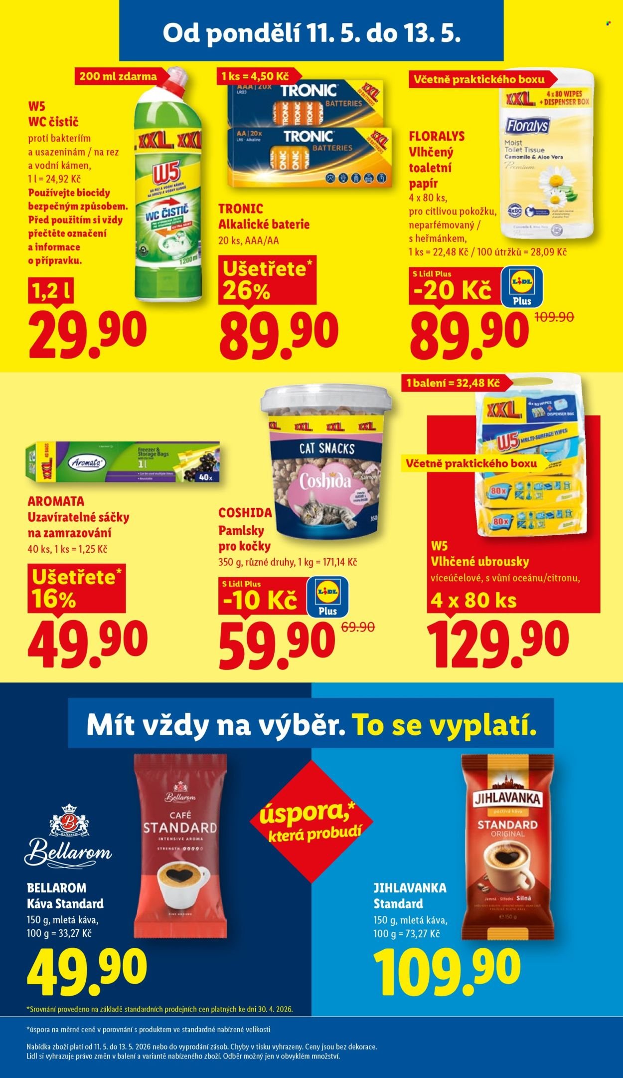 LIDL leták - Od pondělí 11.5.2026 (2026-05-11 - 2026-05-13)