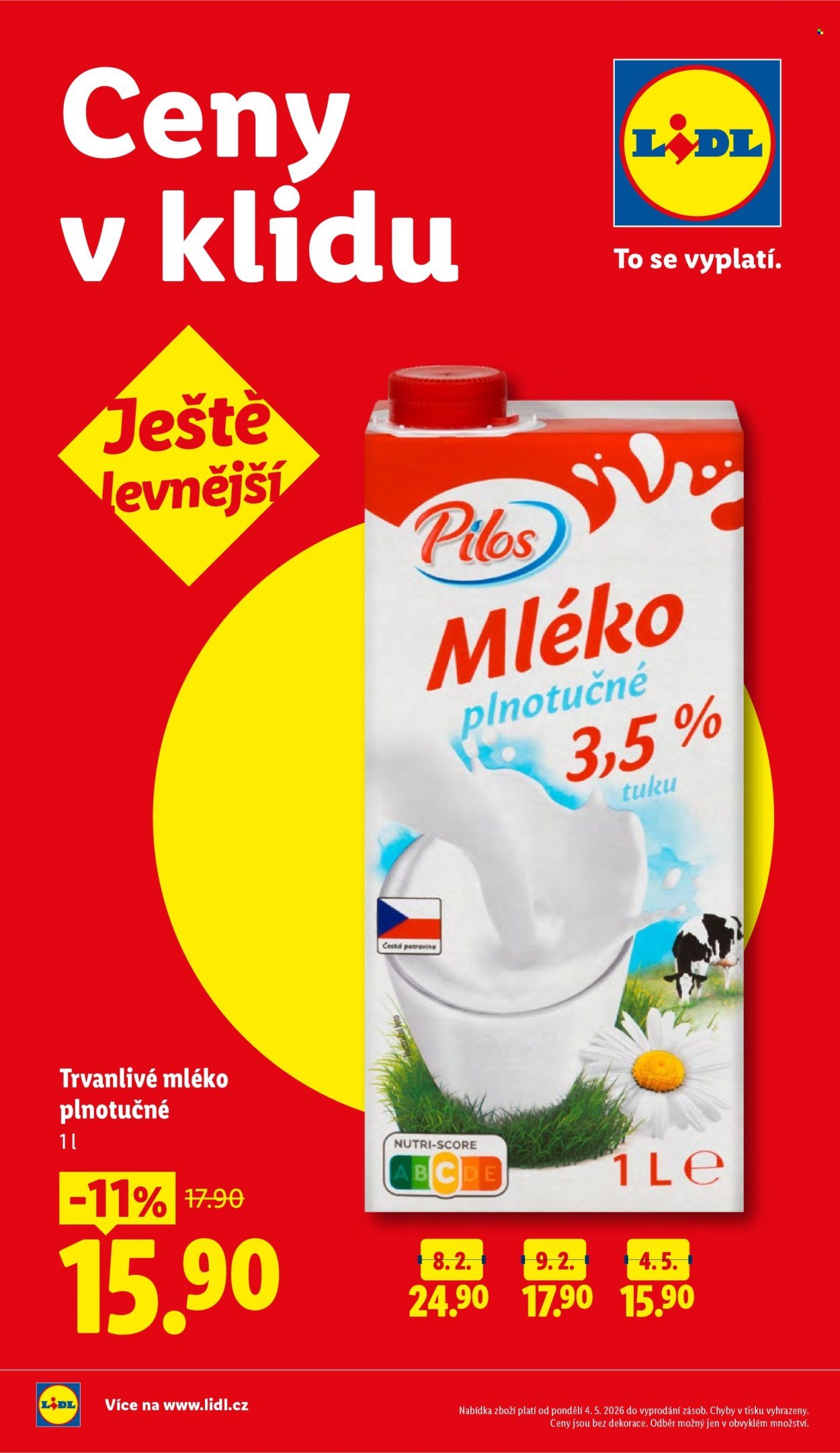 LIDL leták - Od pondělí 11.5.2026 (2026-05-11 - 2026-05-13)