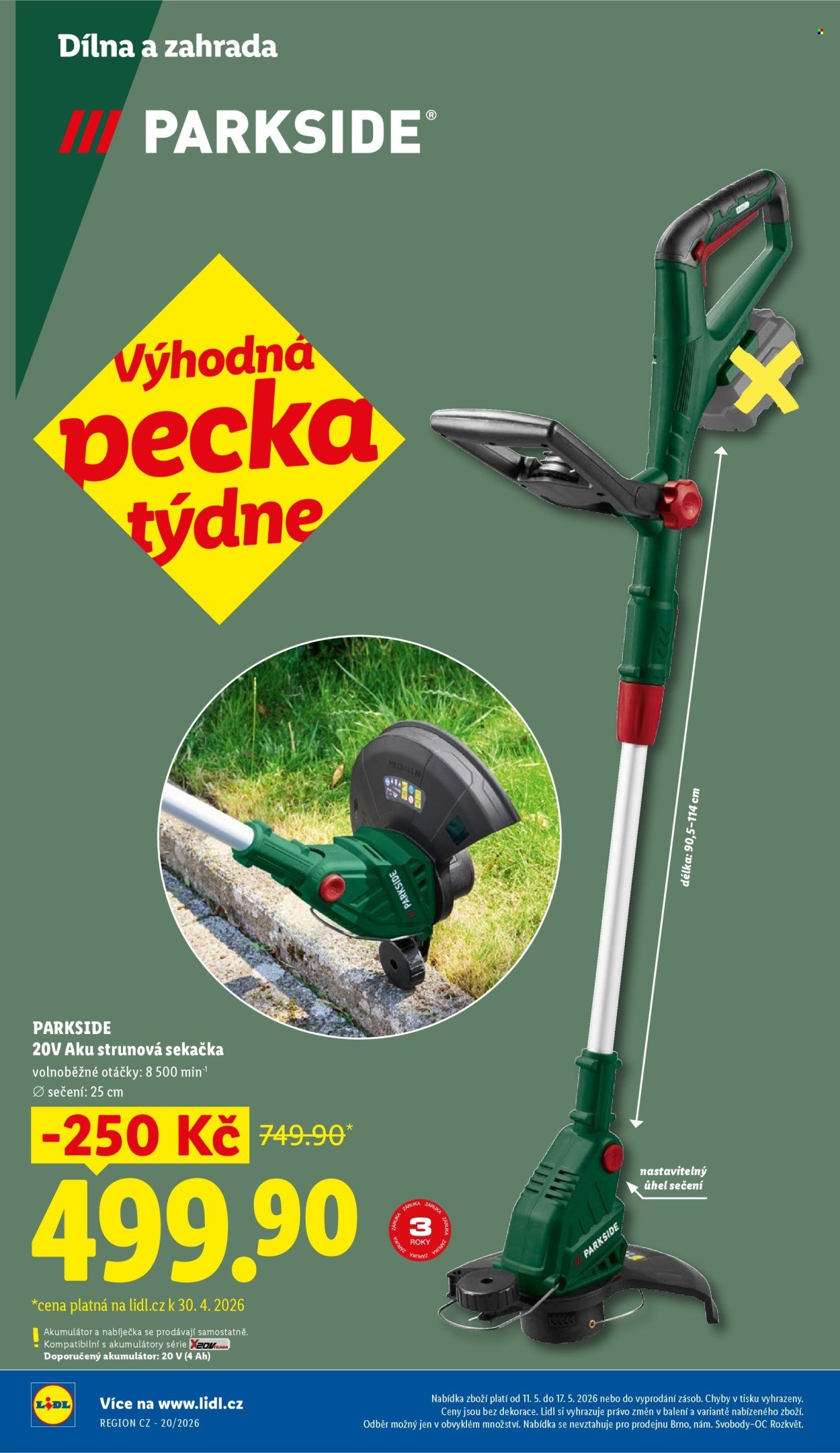 LIDL leták - Od pondělí 11.5.2026 (2026-05-11 - 2026-05-13)