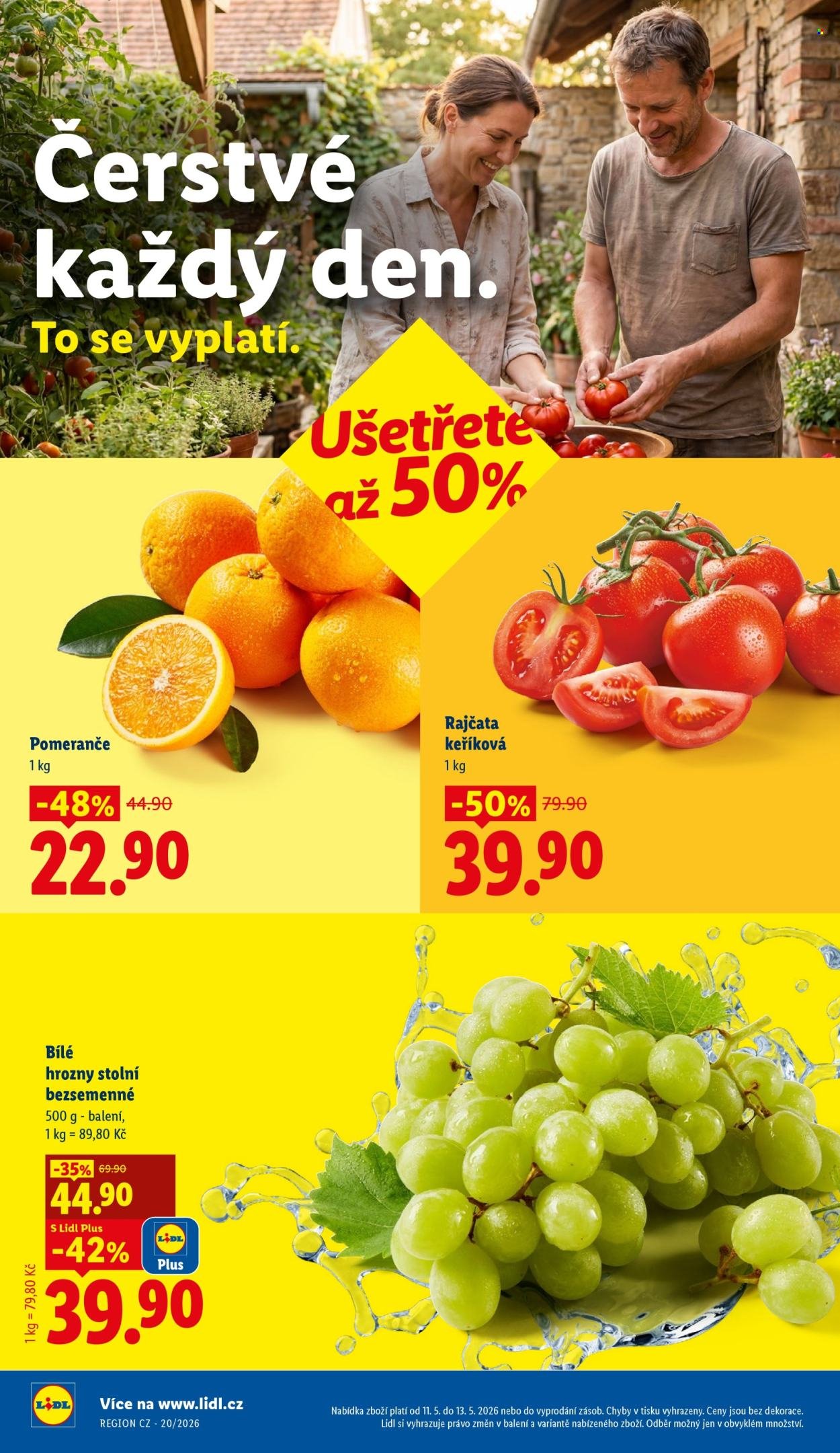 LIDL leták - Od pondělí 11.5.2026 (2026-05-11 - 2026-05-13)