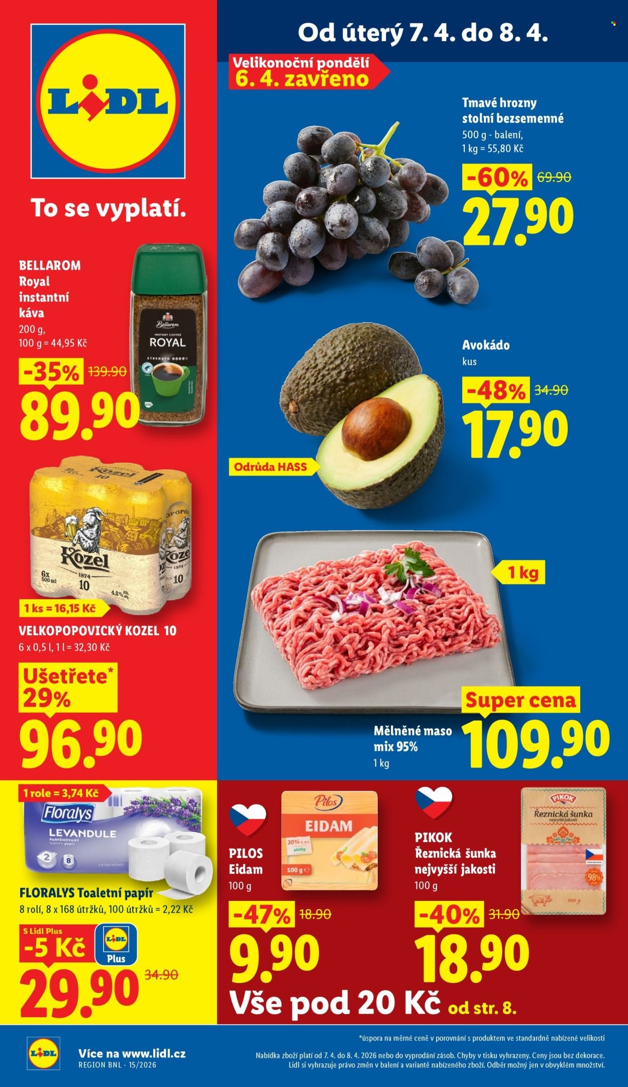 LIDL leták - Od úterý 7.4.2026 (2026-04-07 - 2026-04-08)