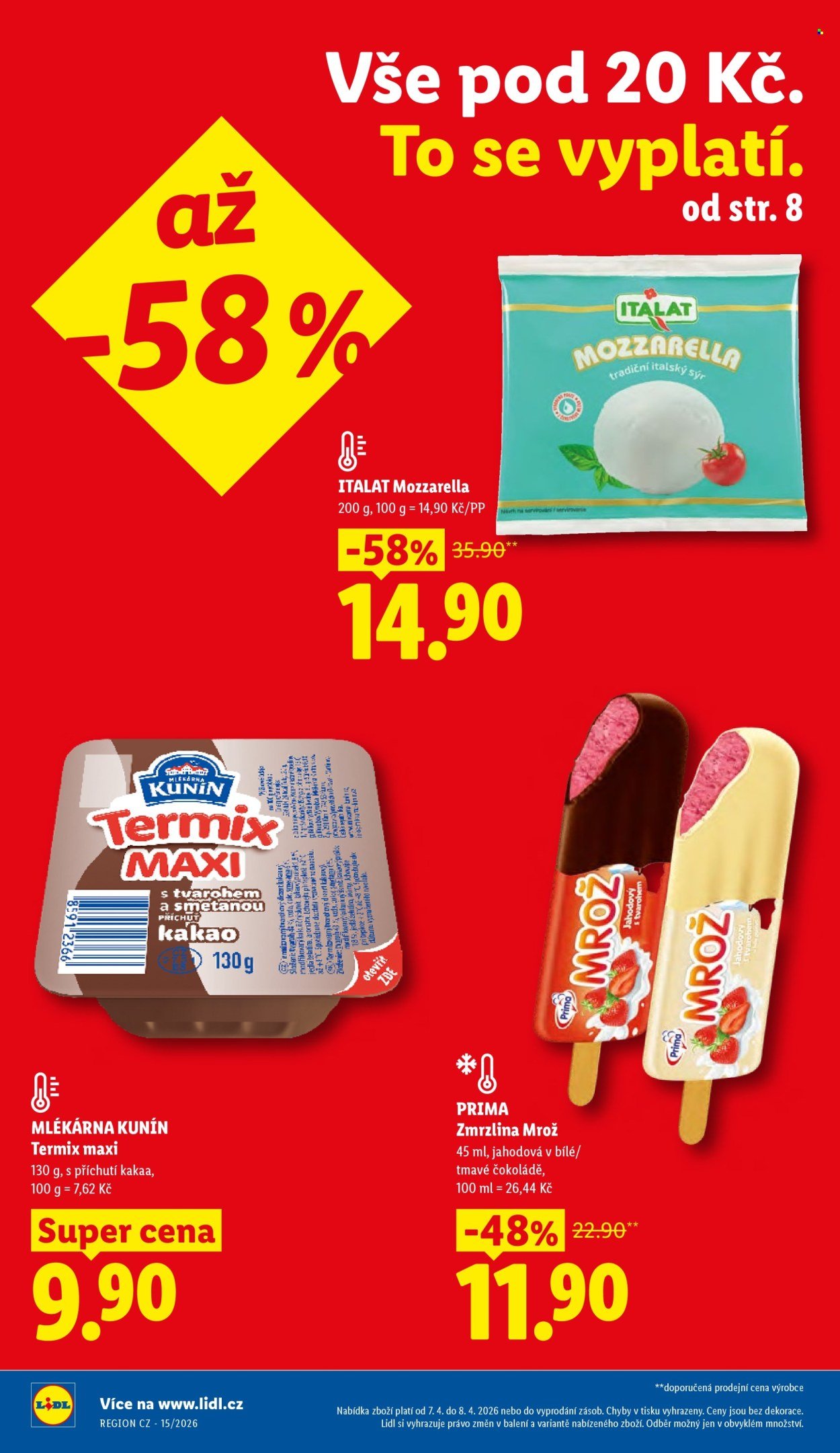 LIDL leták - Od úterý 7.4.2026 (2026-04-07 - 2026-04-08)