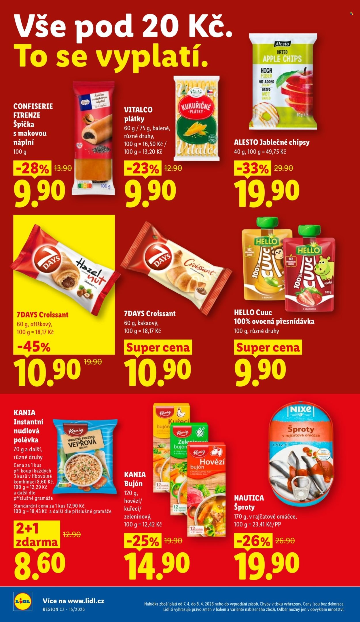 LIDL leták - Od úterý 7.4.2026 (2026-04-07 - 2026-04-08)