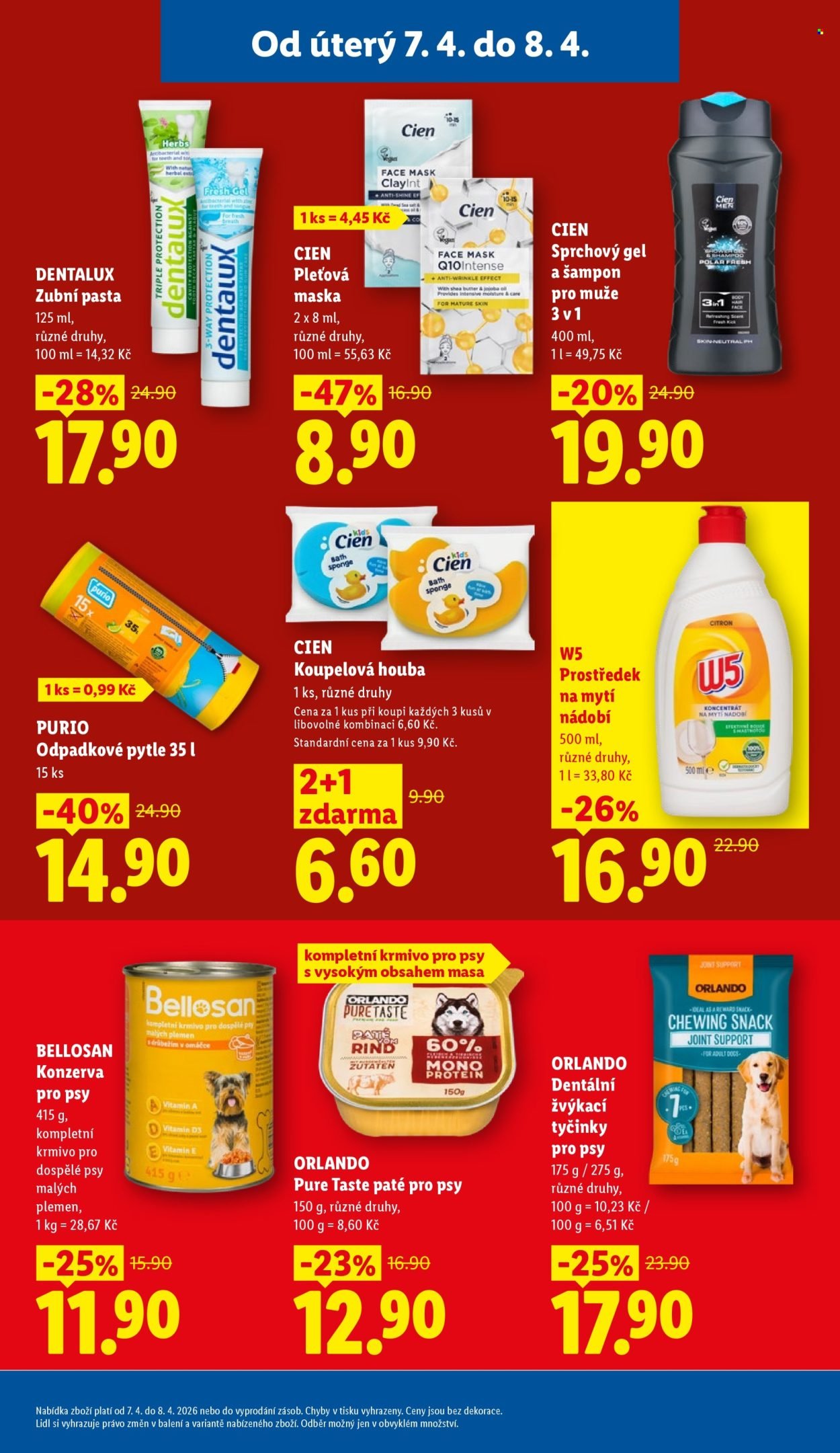 LIDL leták - Od úterý 7.4.2026 (2026-04-07 - 2026-04-08)