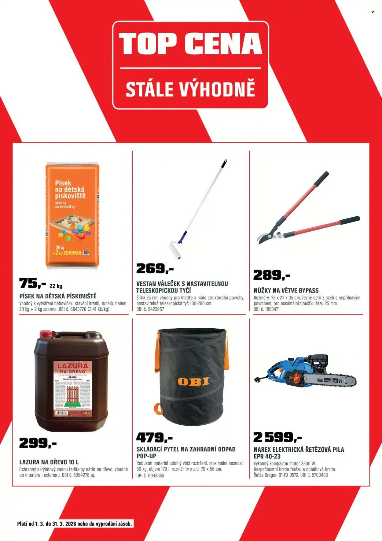 OBI leták - Bobří síla v akci (2026-03-01 - 2026-03-31)