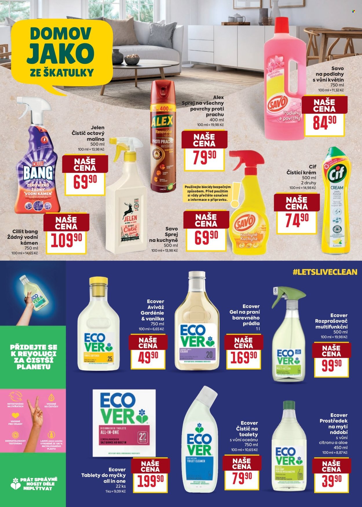 BILLA leták - Vše pro úklid (2026-01-07 - 2026-01-27)