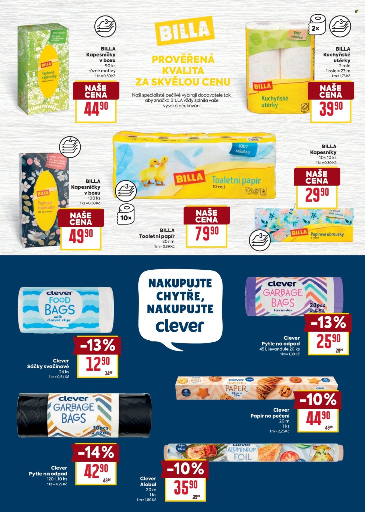 BILLA leták - Vše pro úklid (2026-01-07 - 2026-01-27)