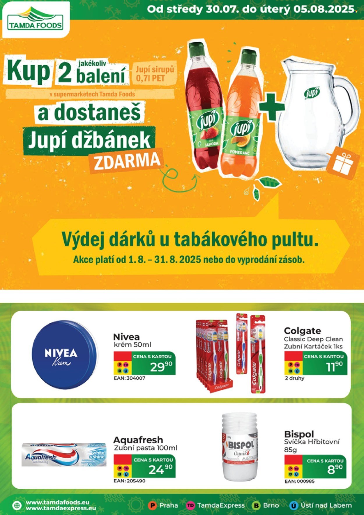 TAMDA FOODS leták - Od středy 30.7.2025 (2025-07-30 - 2025-08-05)