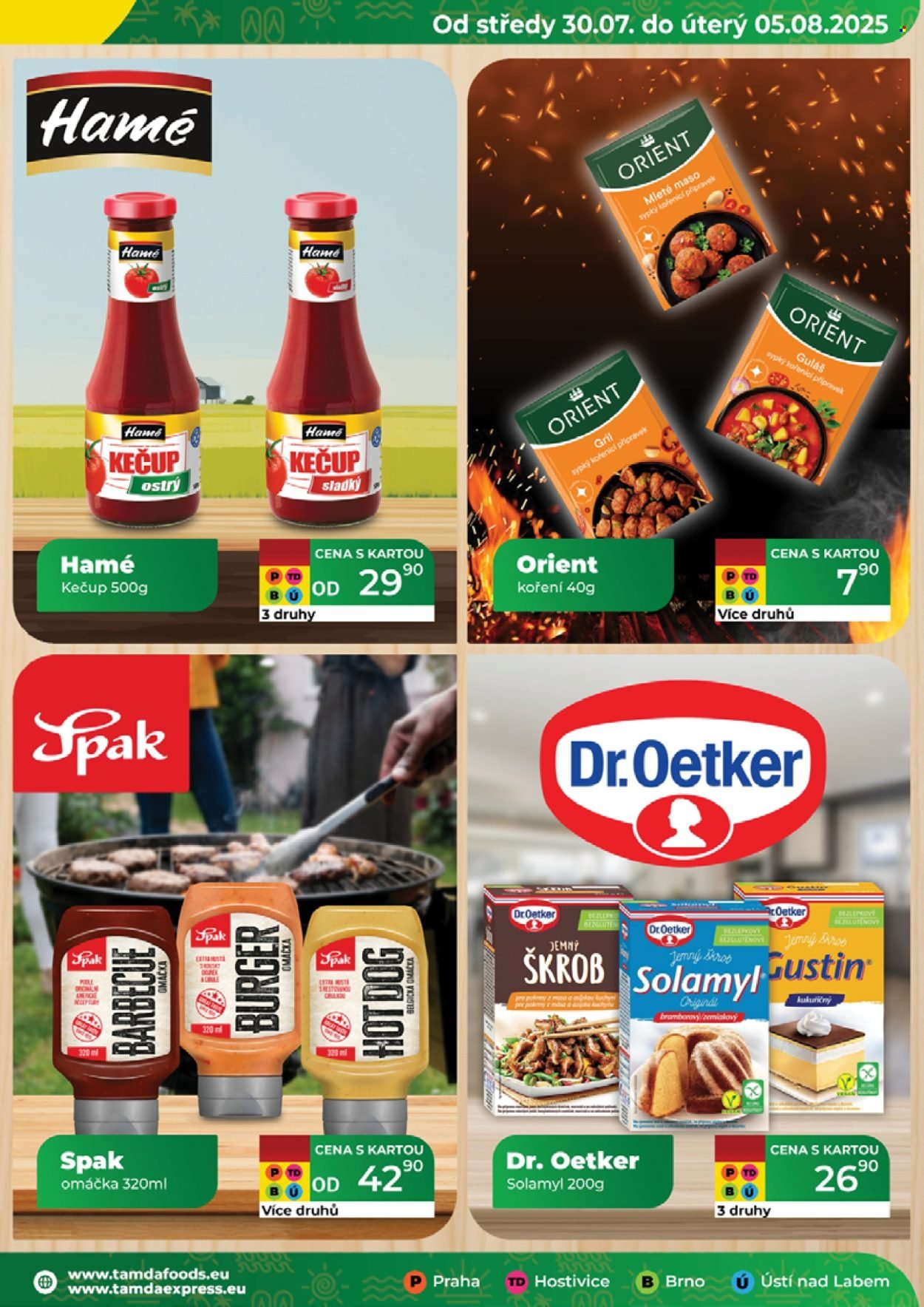 TAMDA FOODS leták - Od středy 30.7.2025 (2025-07-30 - 2025-08-05)