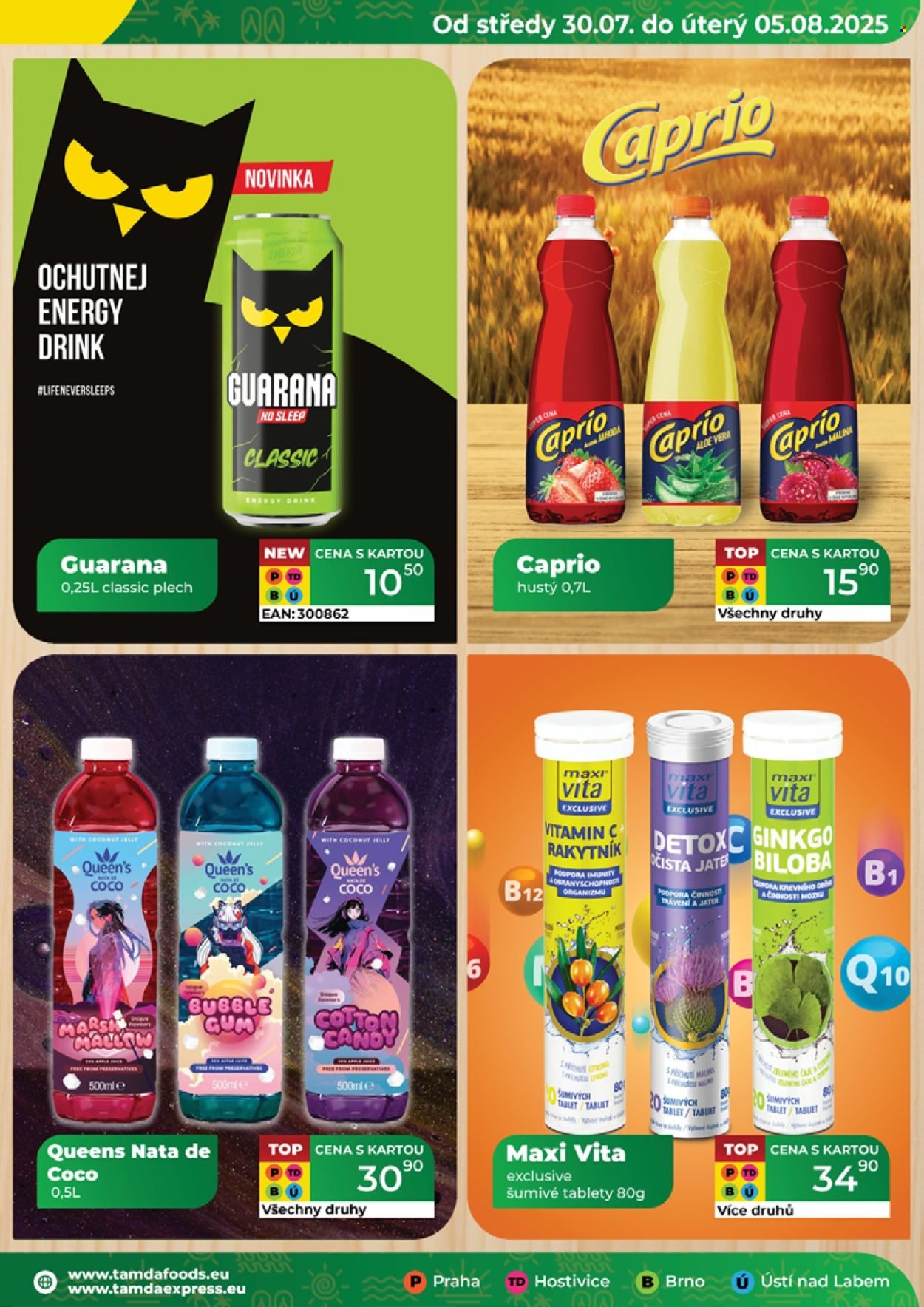 TAMDA FOODS leták - Od středy 30.7.2025 (2025-07-30 - 2025-08-05)