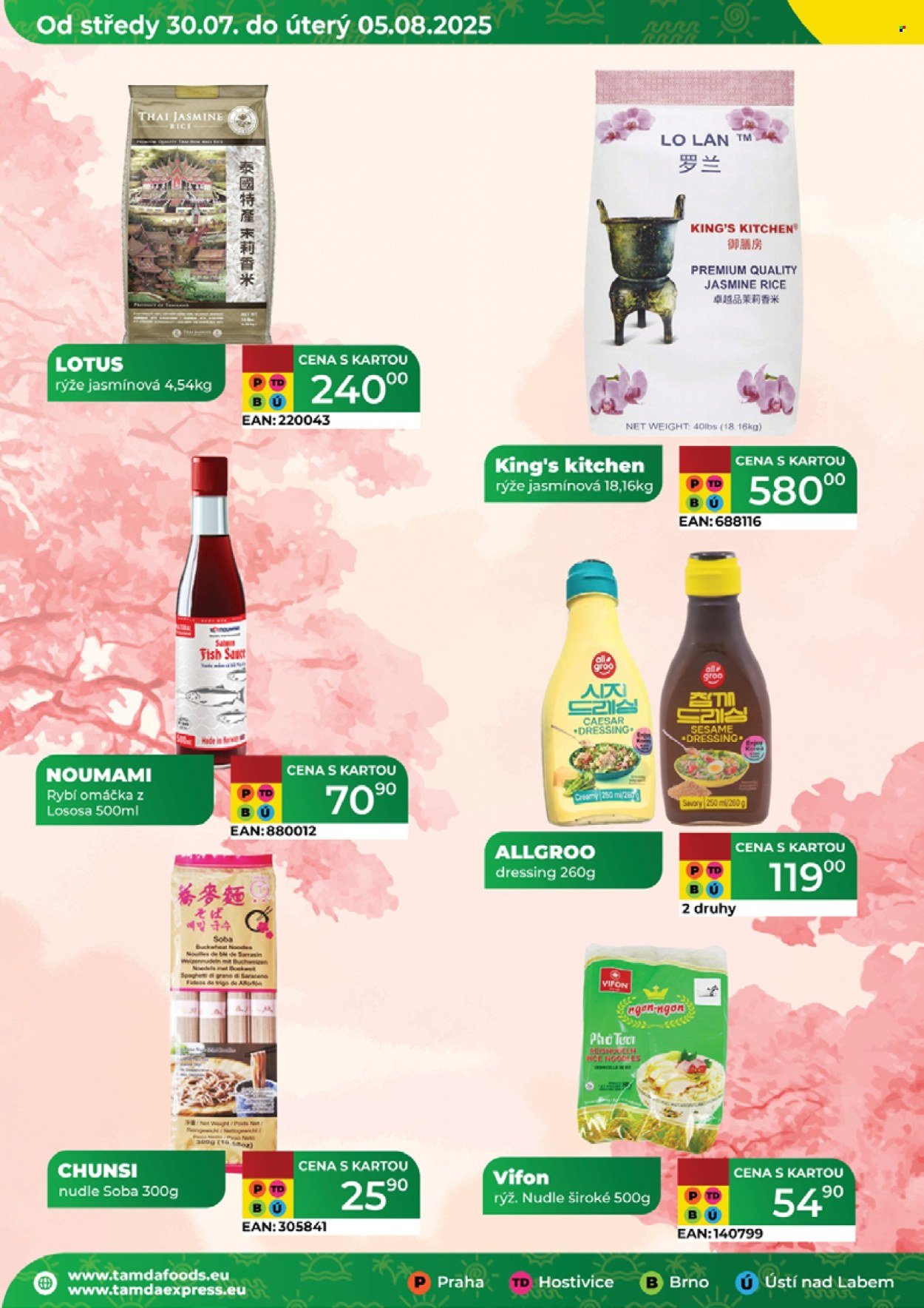 TAMDA FOODS leták - Od středy 30.7.2025 (2025-07-30 - 2025-08-05)