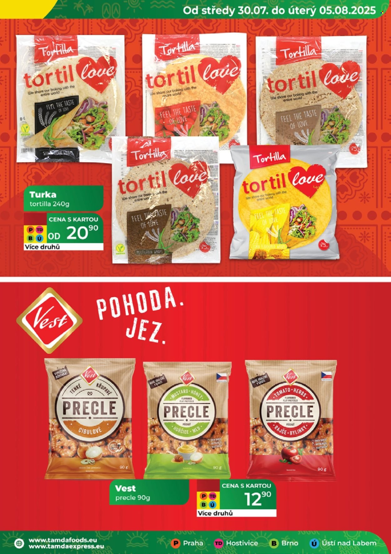 TAMDA FOODS leták - Od středy 30.7.2025 (2025-07-30 - 2025-08-05)