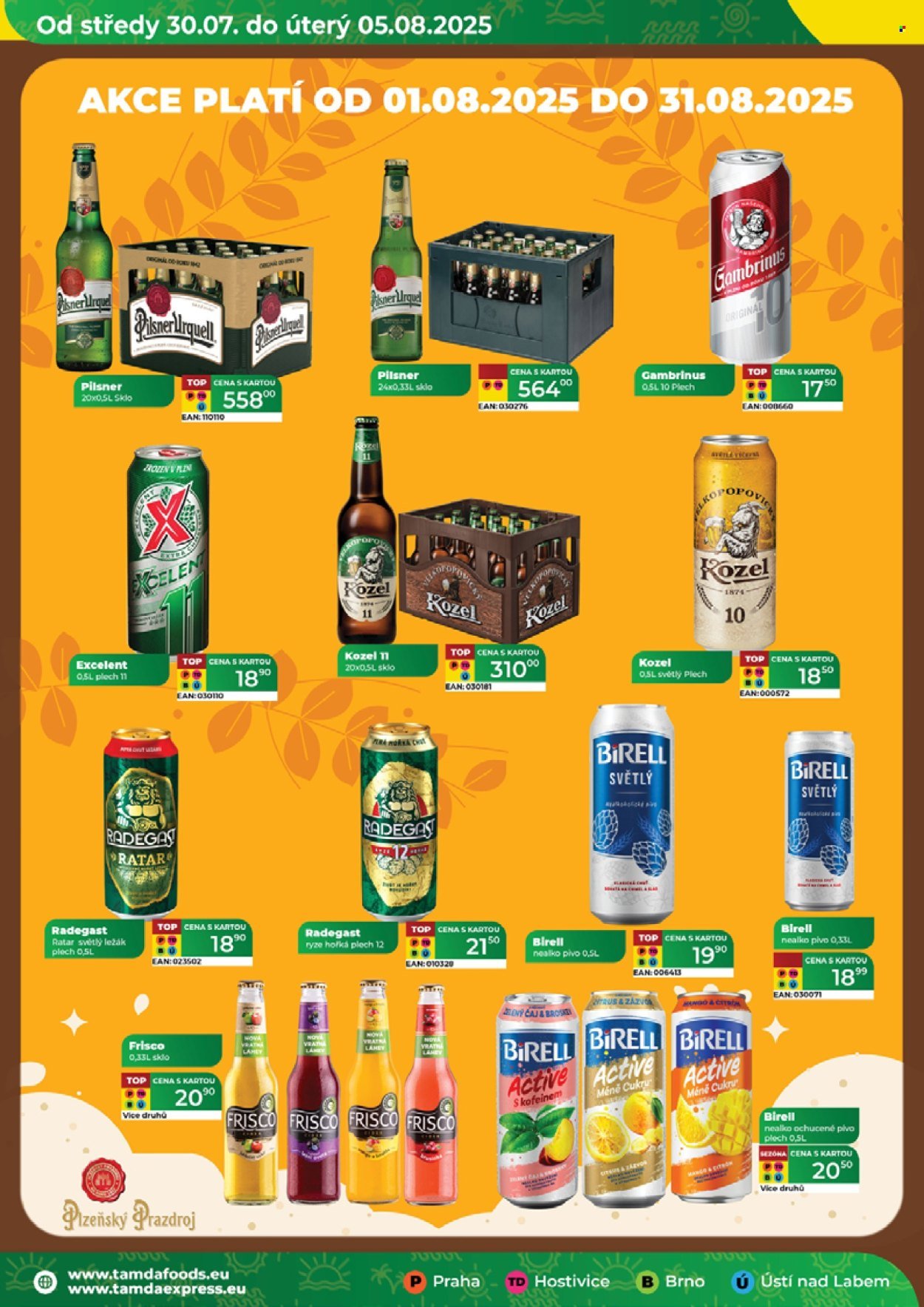 TAMDA FOODS leták - Od středy 30.7.2025 (2025-07-30 - 2025-08-05)