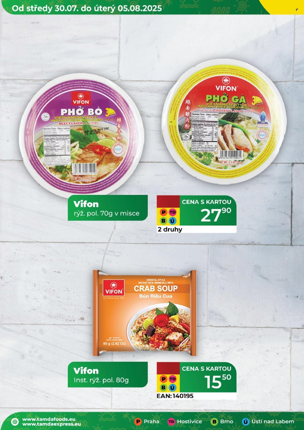 TAMDA FOODS leták - Od středy 30.7.2025 (2025-07-30 - 2025-08-05)