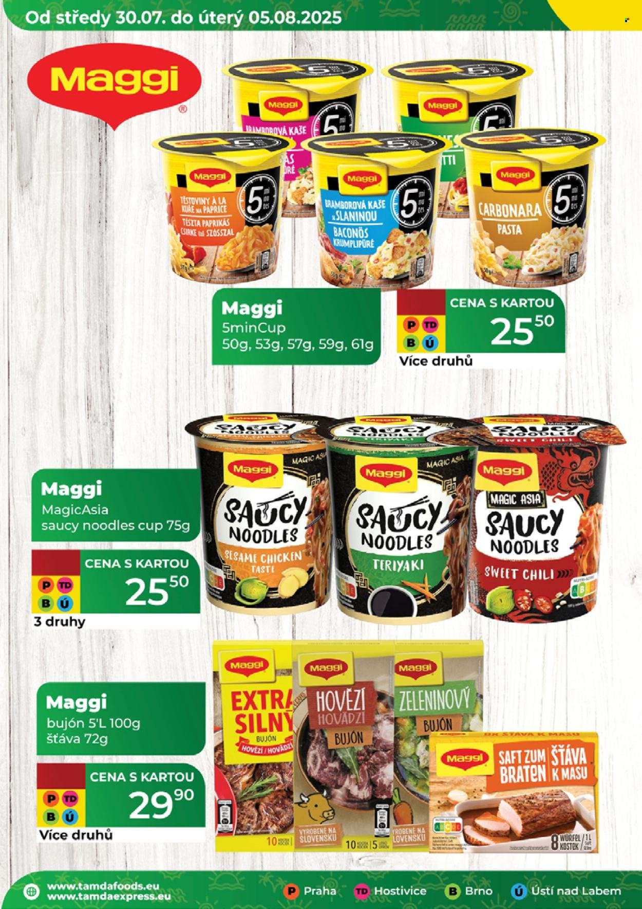 TAMDA FOODS leták - Od středy 30.7.2025 (2025-07-30 - 2025-08-05)