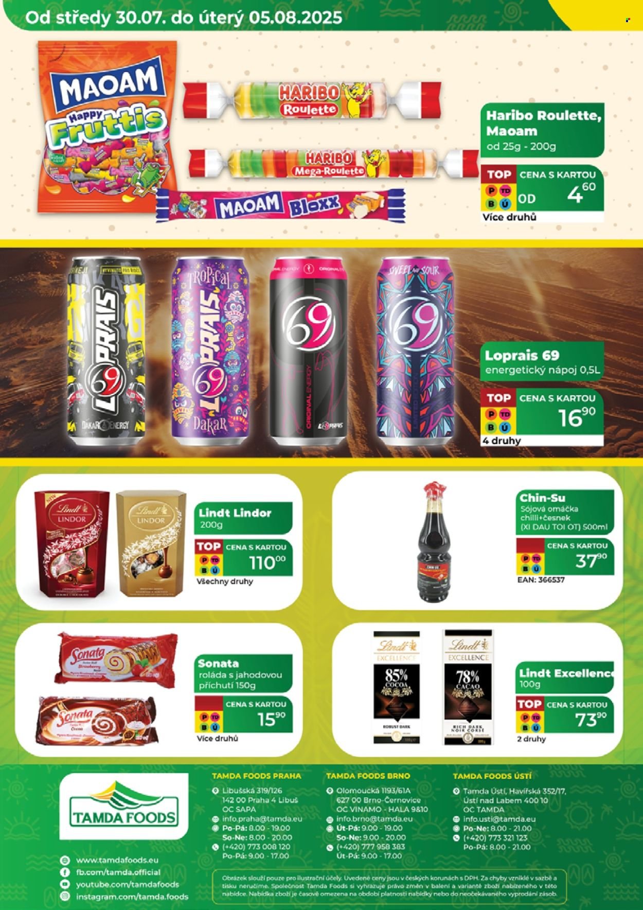 TAMDA FOODS leták - Od středy 30.7.2025 (2025-07-30 - 2025-08-05)