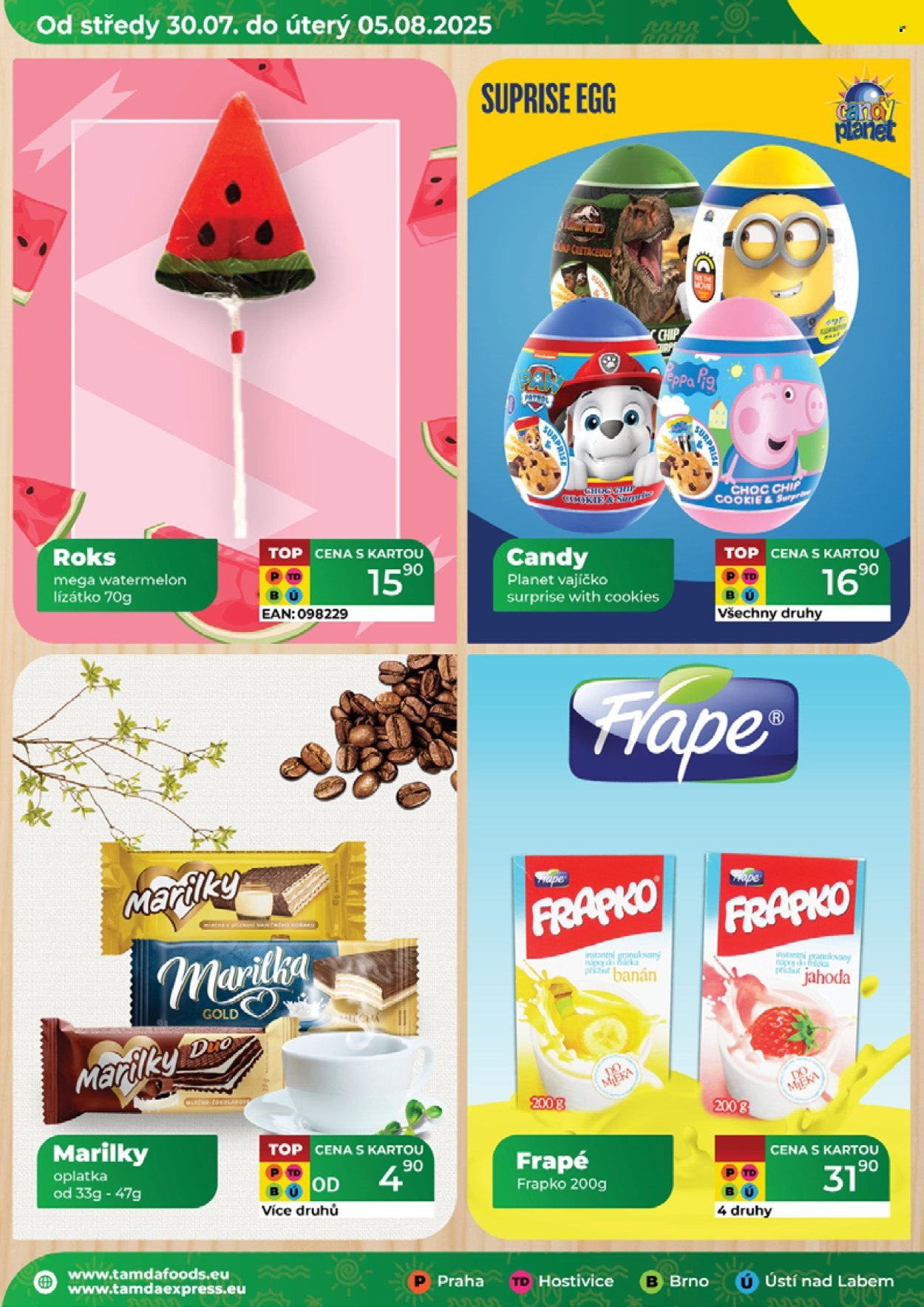 TAMDA FOODS leták - Od středy 30.7.2025 (2025-07-30 - 2025-08-05)