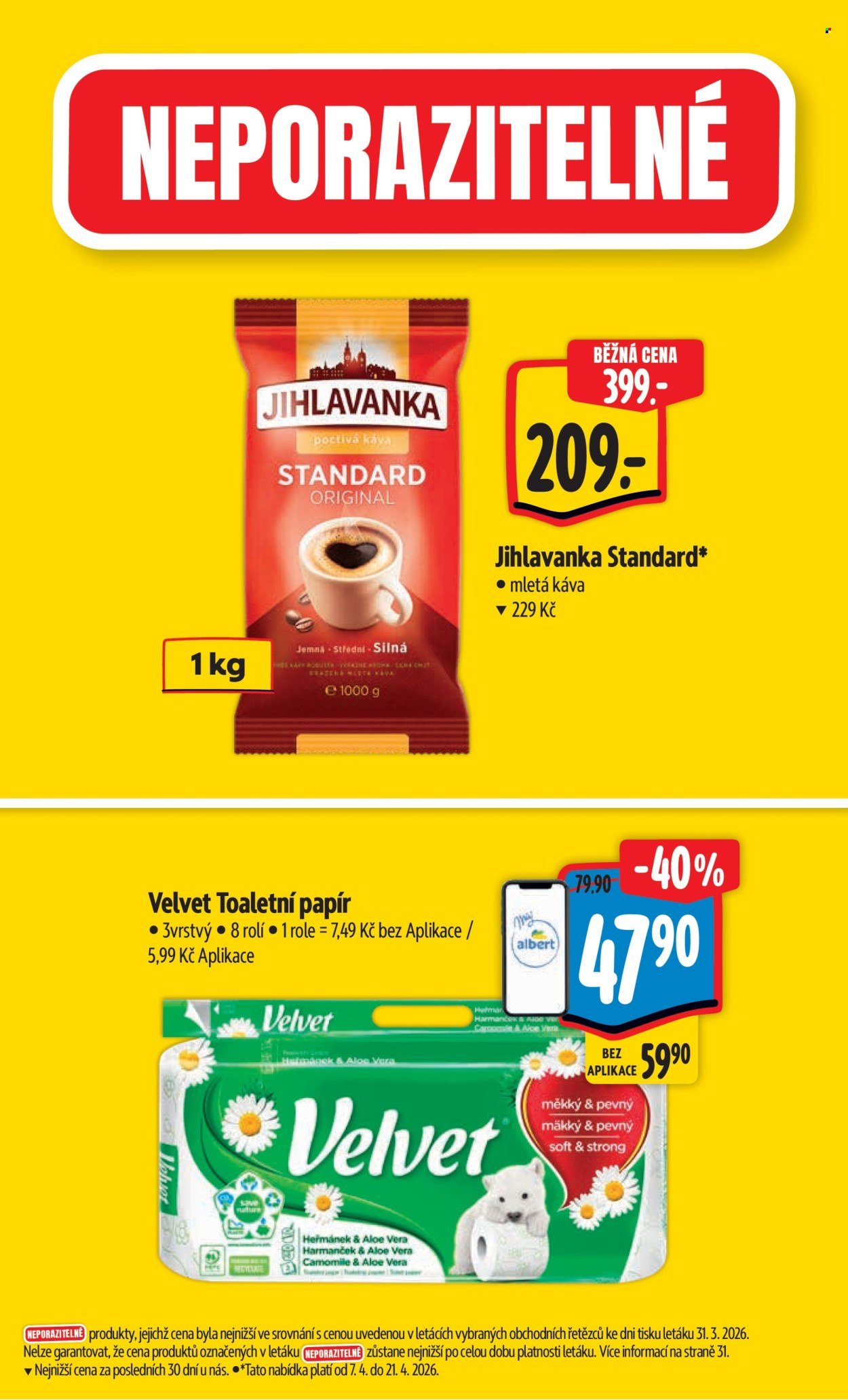 ALBERT leták - Neporazitelné (2026-04-07 - 2026-04-14)