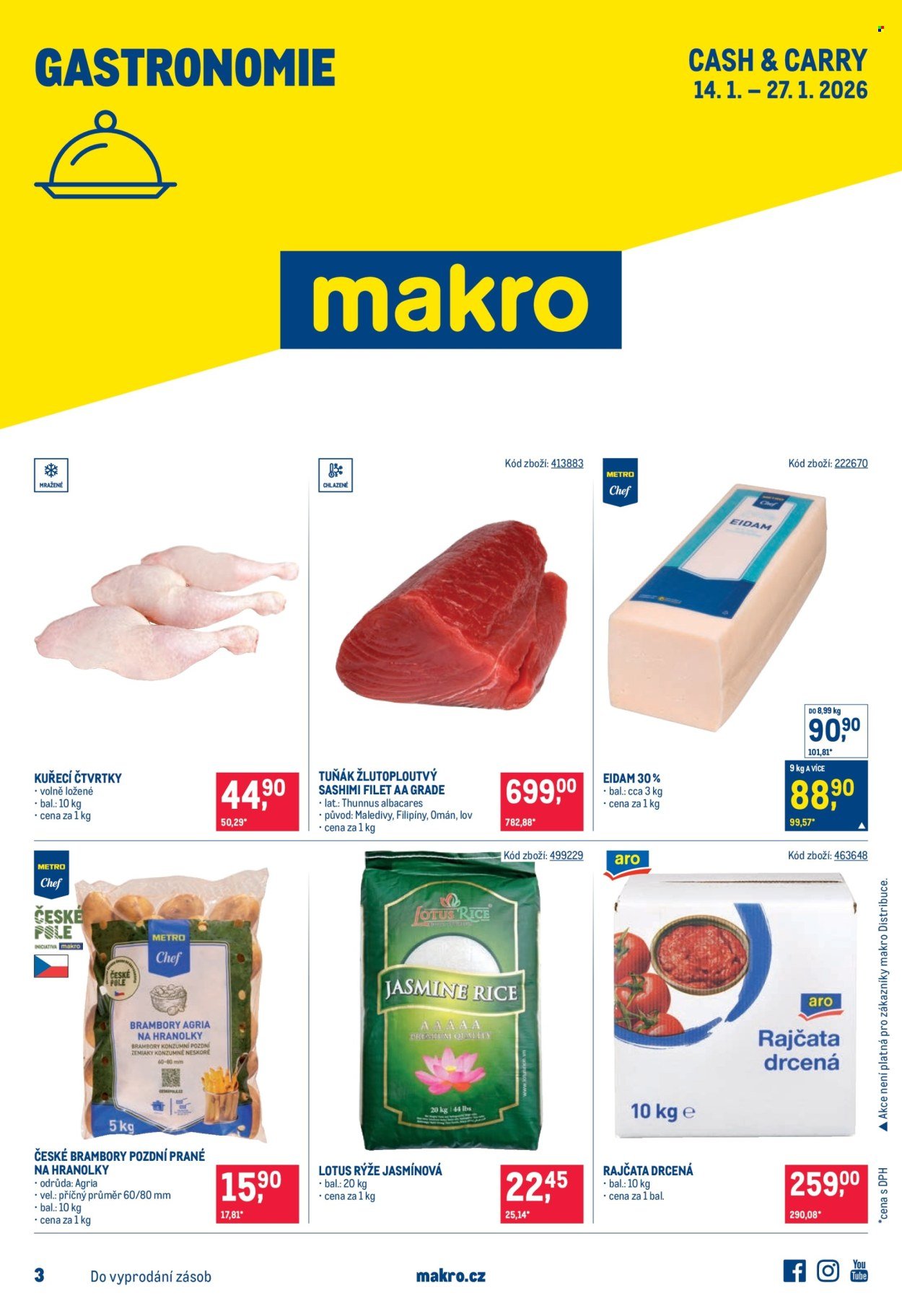 MAKRO leták - Gastronomie (2026-01-14 - 2026-01-27)