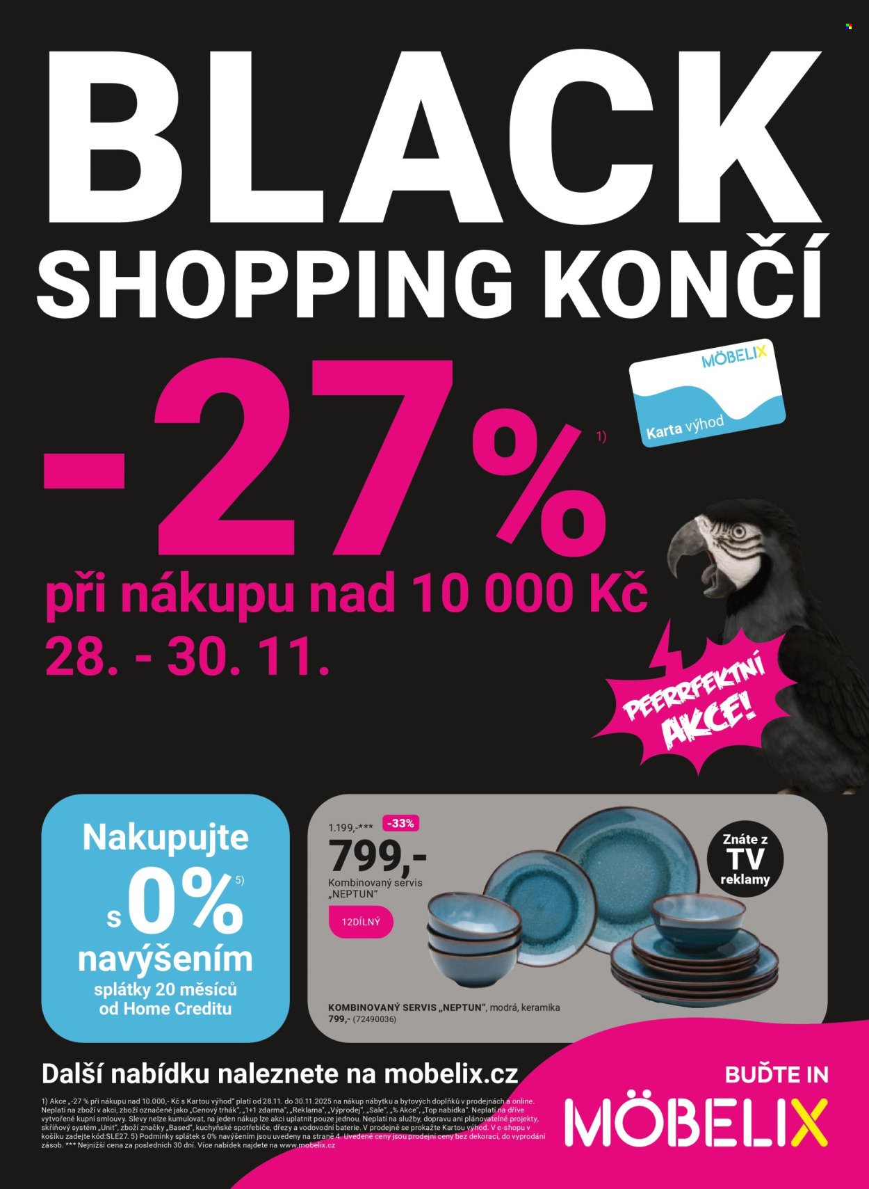 MÖBELIX leták - Black shopping končí (2025-11-24 - 2025-12-07)