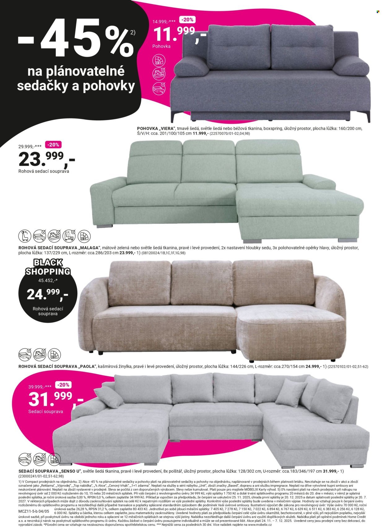 MÖBELIX leták - Black shopping končí (2025-11-24 - 2025-12-07)
