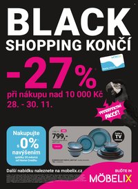MÖBELIX leták - Black shopping končí (2025-11-24 - 2025-12-07)