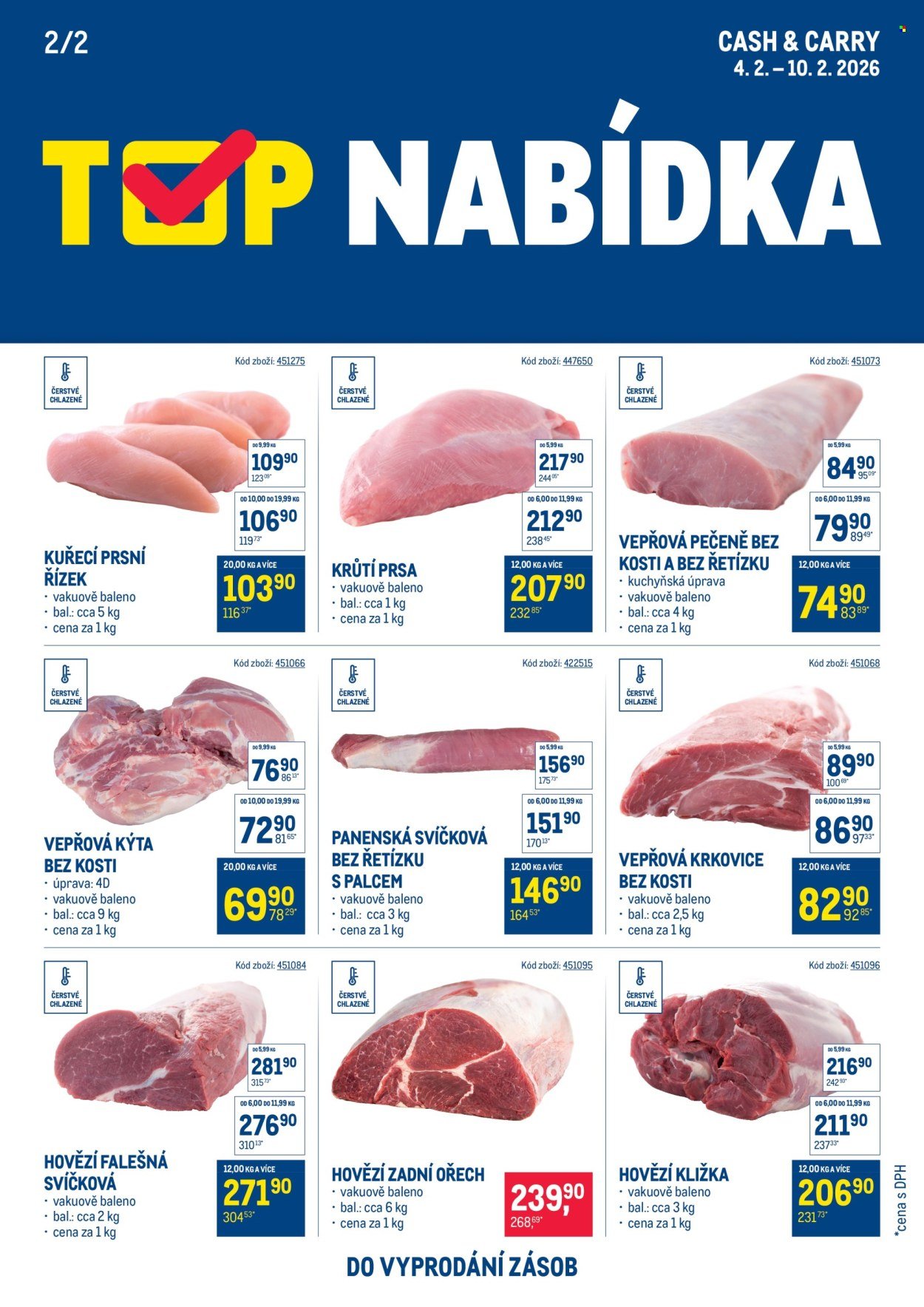 MAKRO leták - TOP maso (2026-02-04 - 2026-02-10)