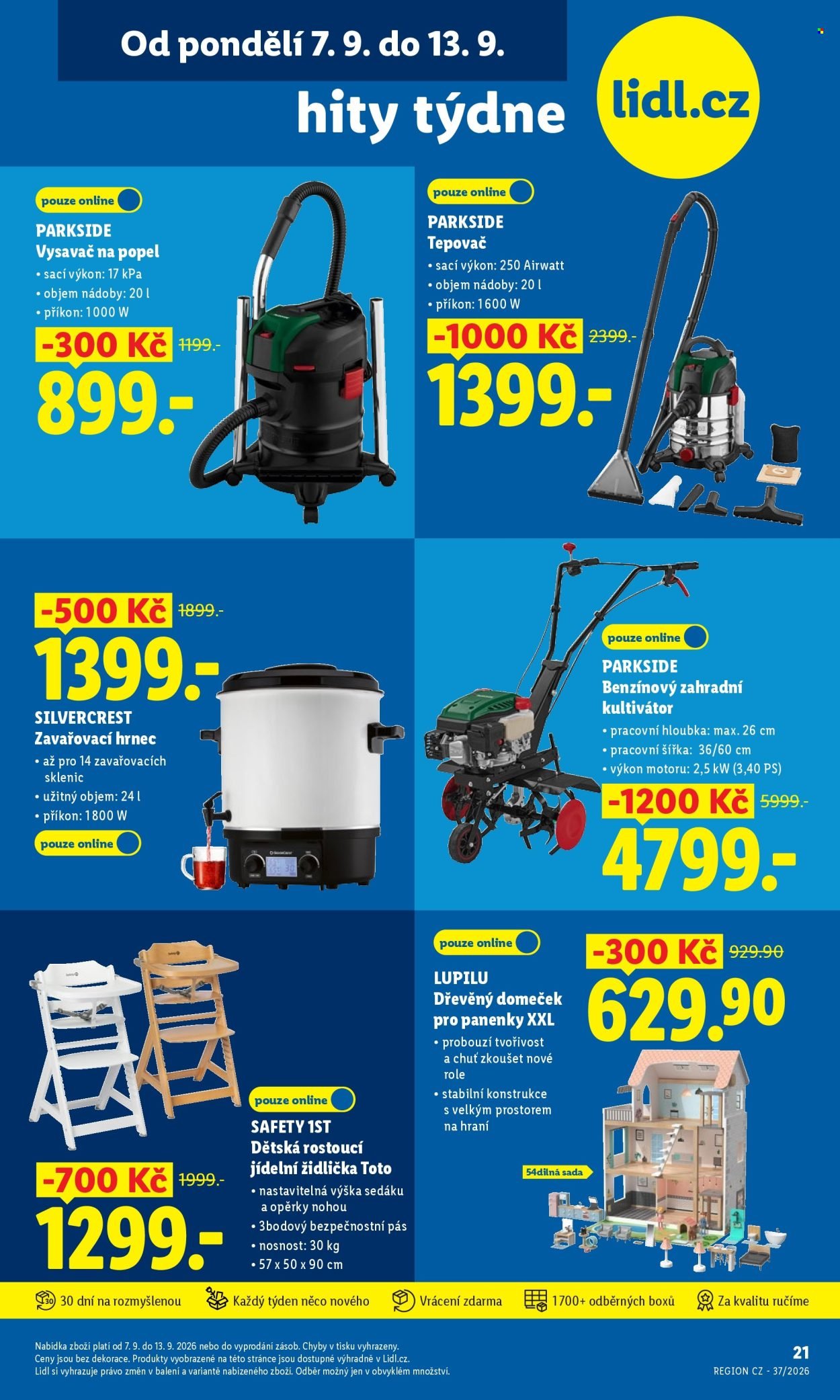 LIDL leták - Hity týdne se slevou až 1200 Kč