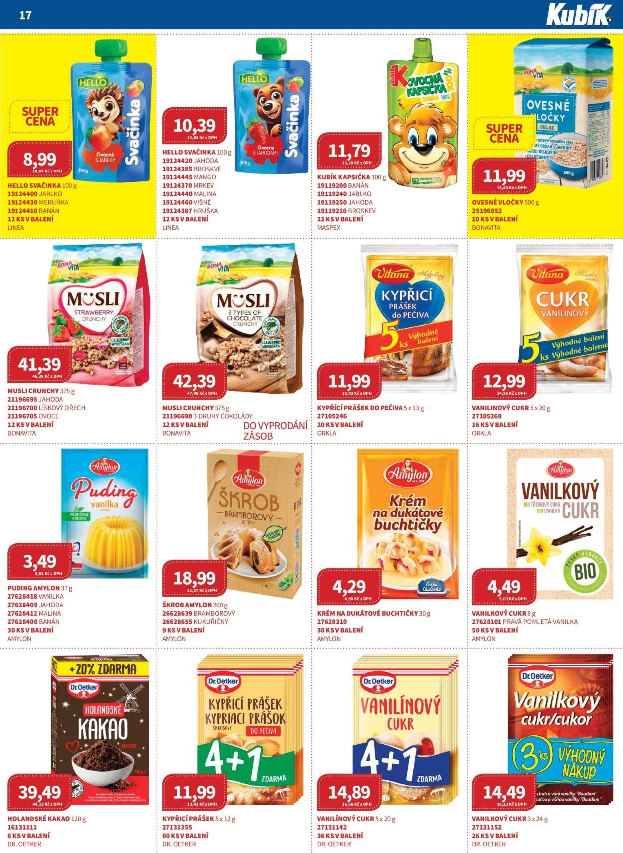 KUBÍK leták - Od soboty 1.11.2025 (2025-11-01 - 2025-11-30)