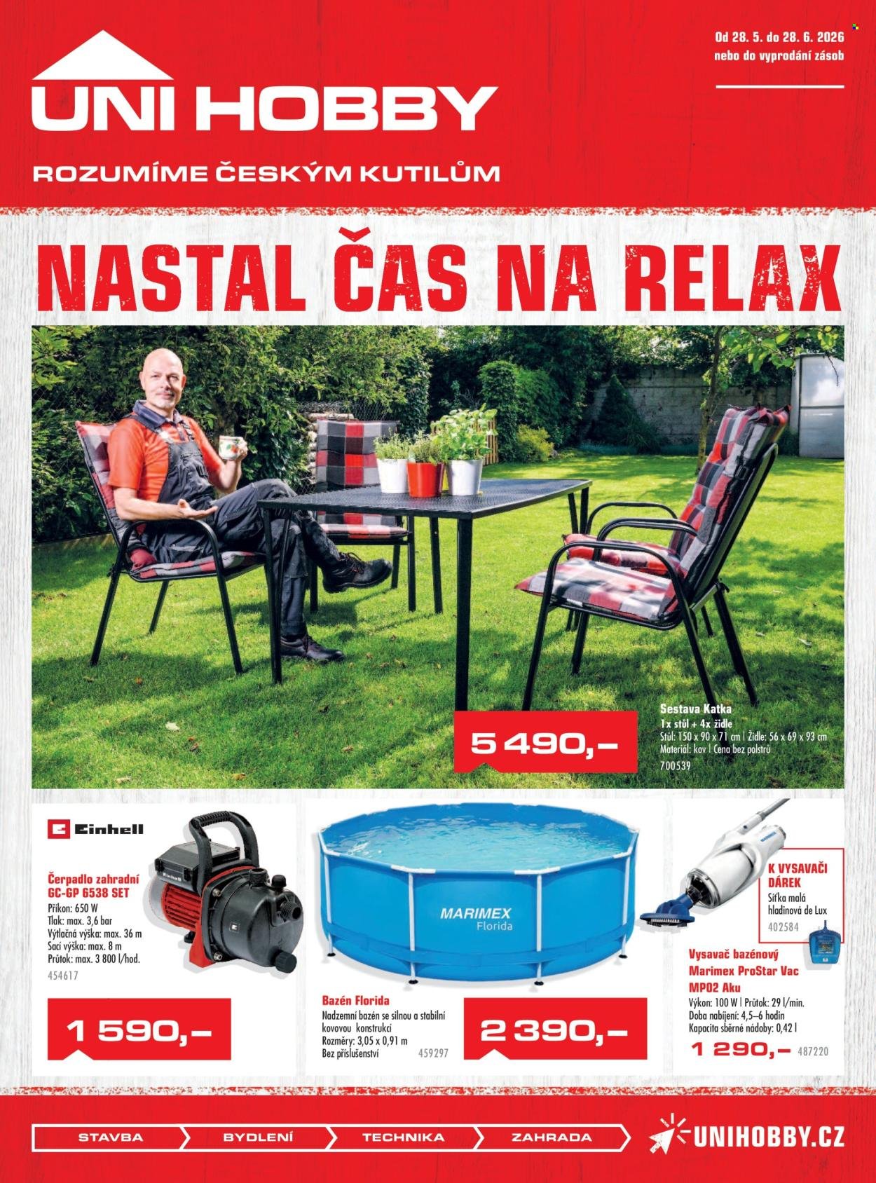 UNI HOBBY leták - Nastal čas na relax