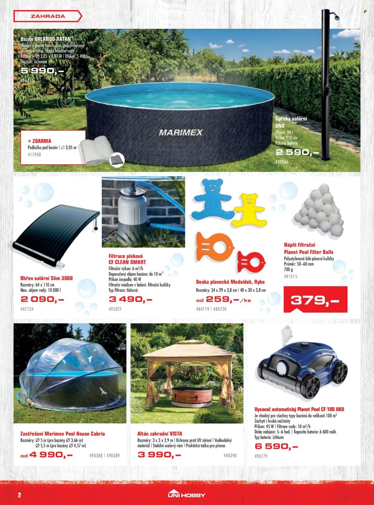UNI HOBBY leták - Nastal čas na relax