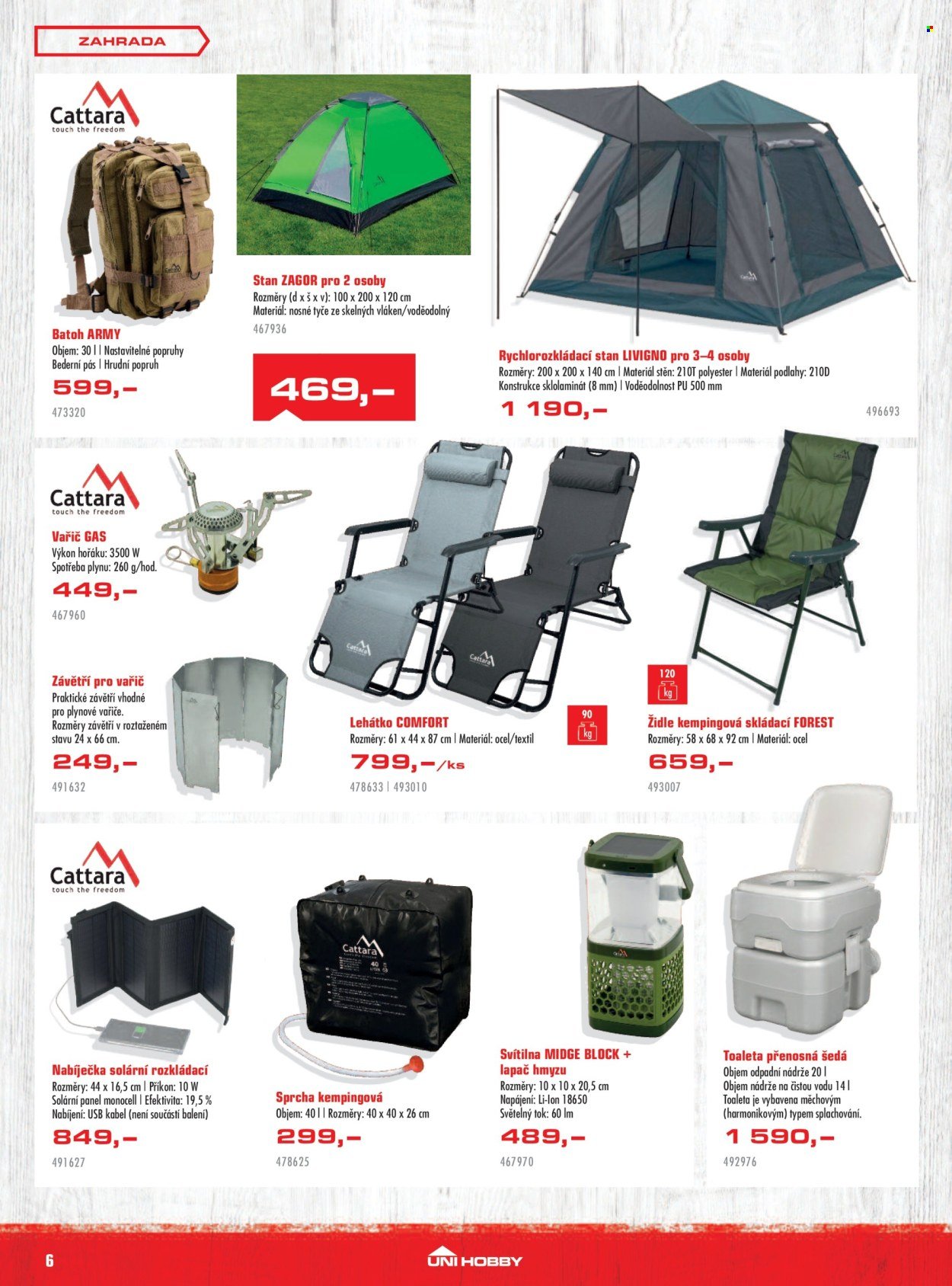 UNI HOBBY leták - Nastal čas na relax