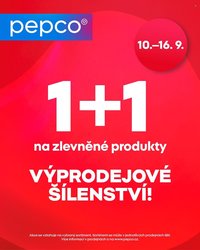 PEPCO leták - 1+1 na zlevněné produkty